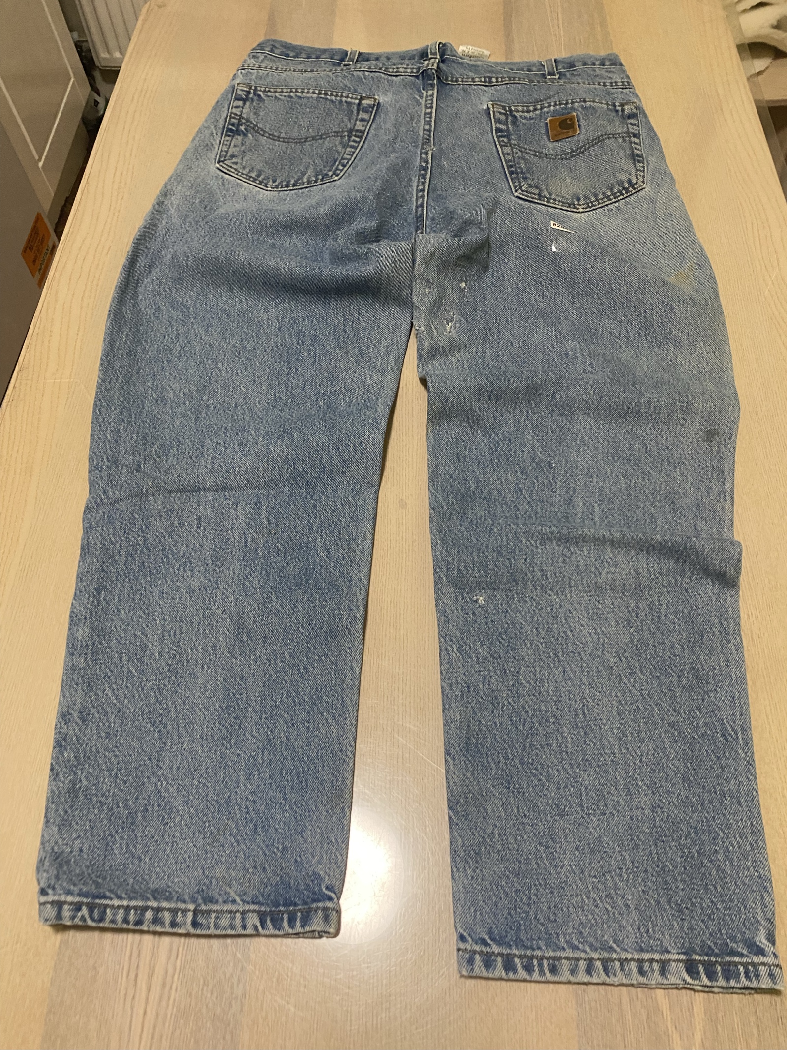 Carhartt Baggy Jeans W38 L30 Blue Loose Fit Skate Y2K Vintage #28AC