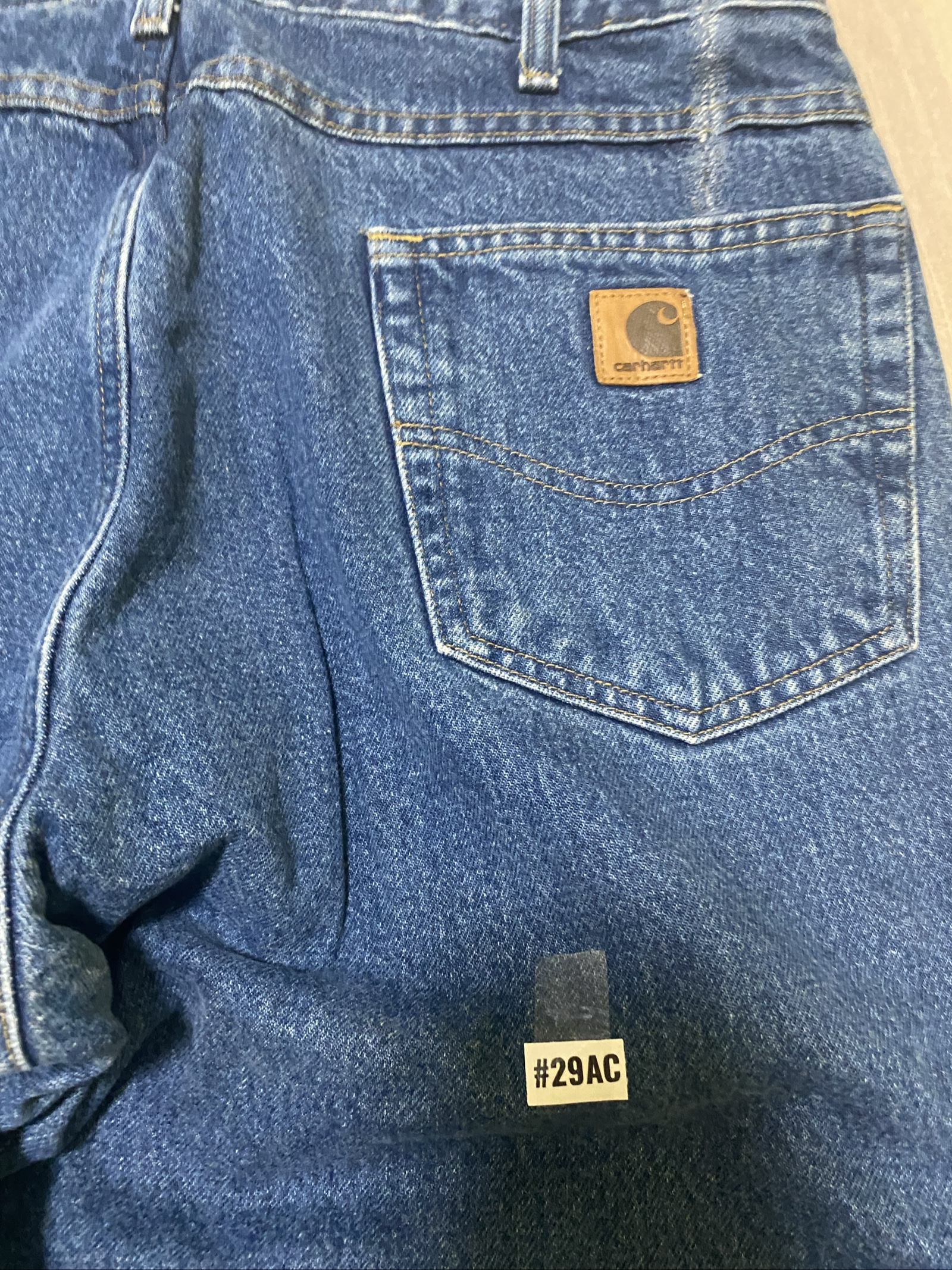Carhartt Baggy Jeans W35 L30 Blue Loose Fit Vintage #29AC image 2