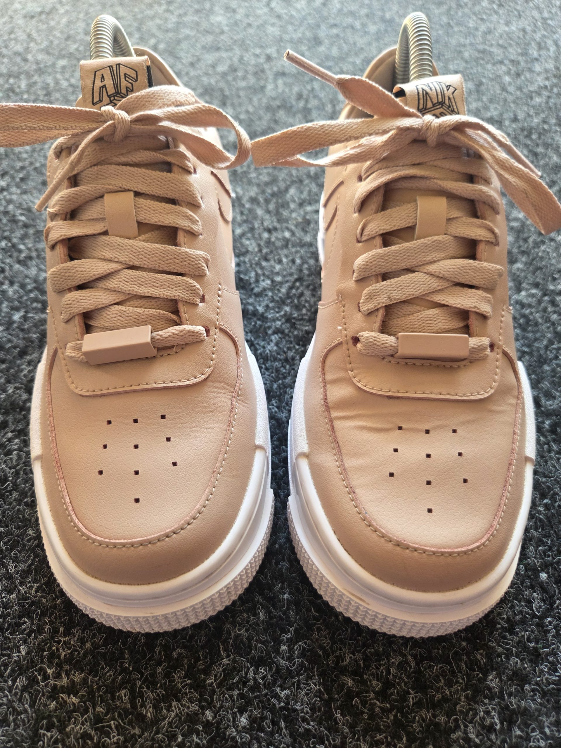 Nike Air Force 1 Low Pixel Women's Trainers Particle Beige UK 4.5 image 5
