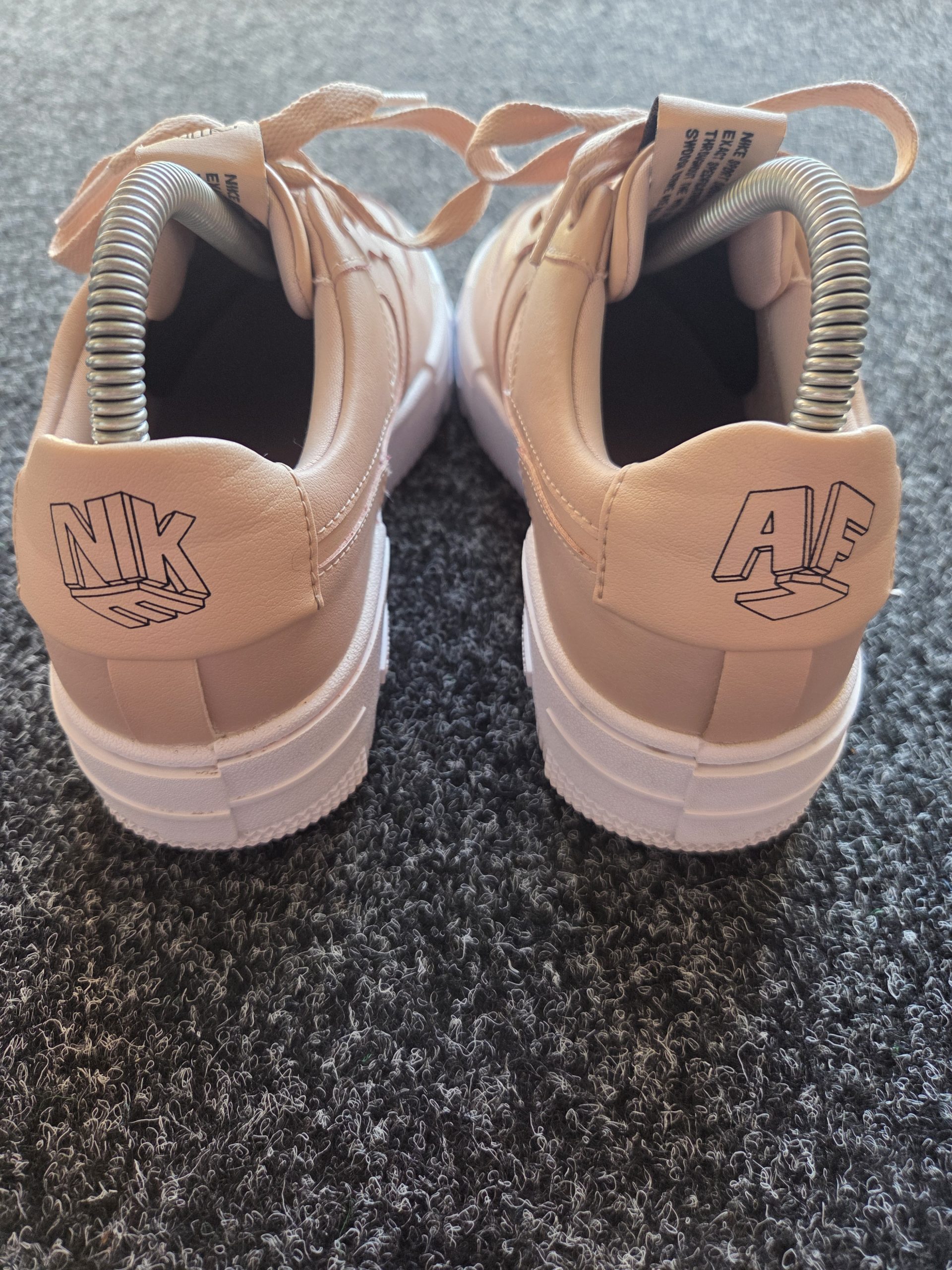 Nike Air Force 1 Low Pixel Women's Trainers Particle Beige UK 4.5 image 8