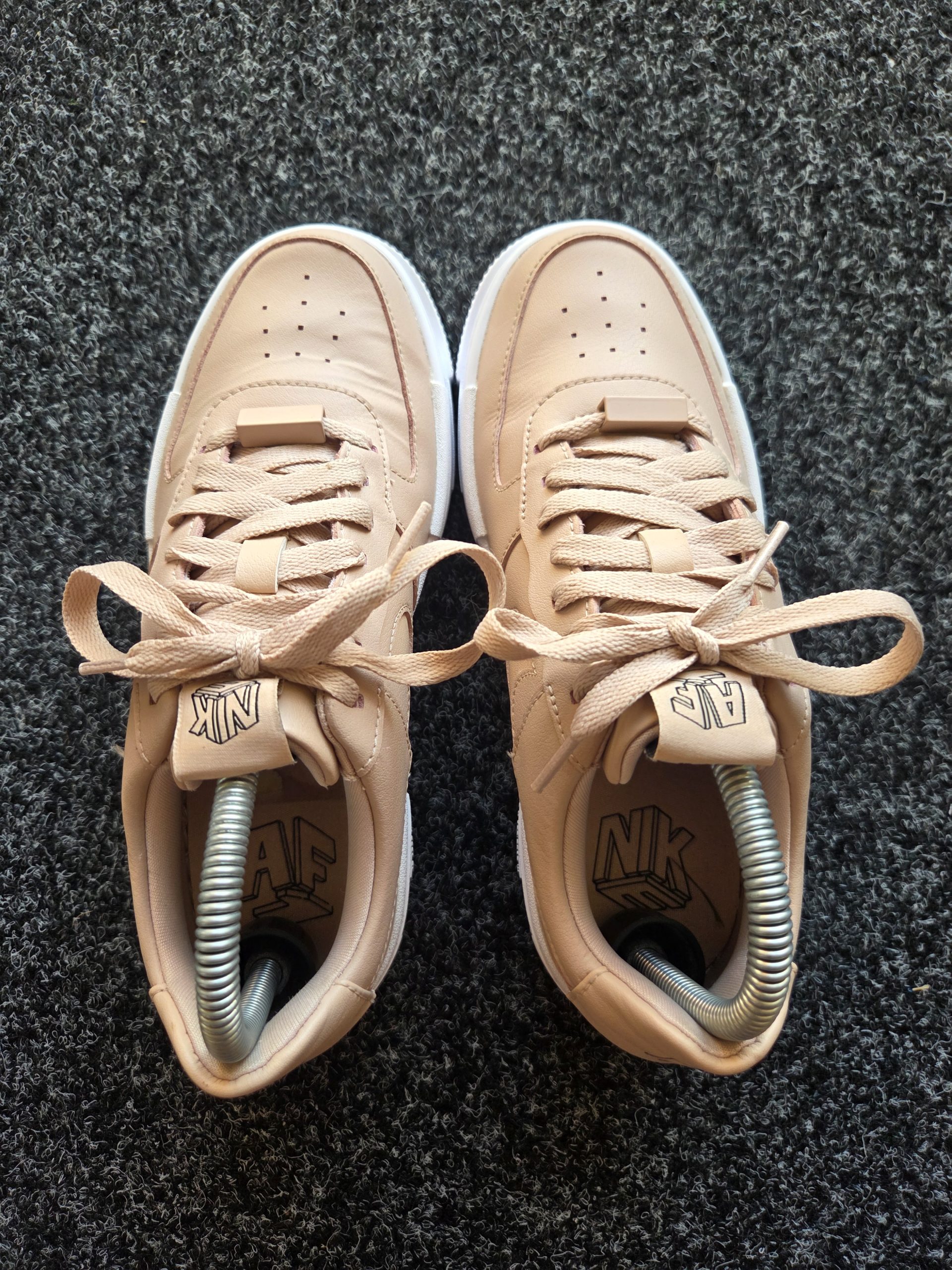 Nike Air Force 1 Low Pixel Women's Trainers Particle Beige UK 4.5 image 9