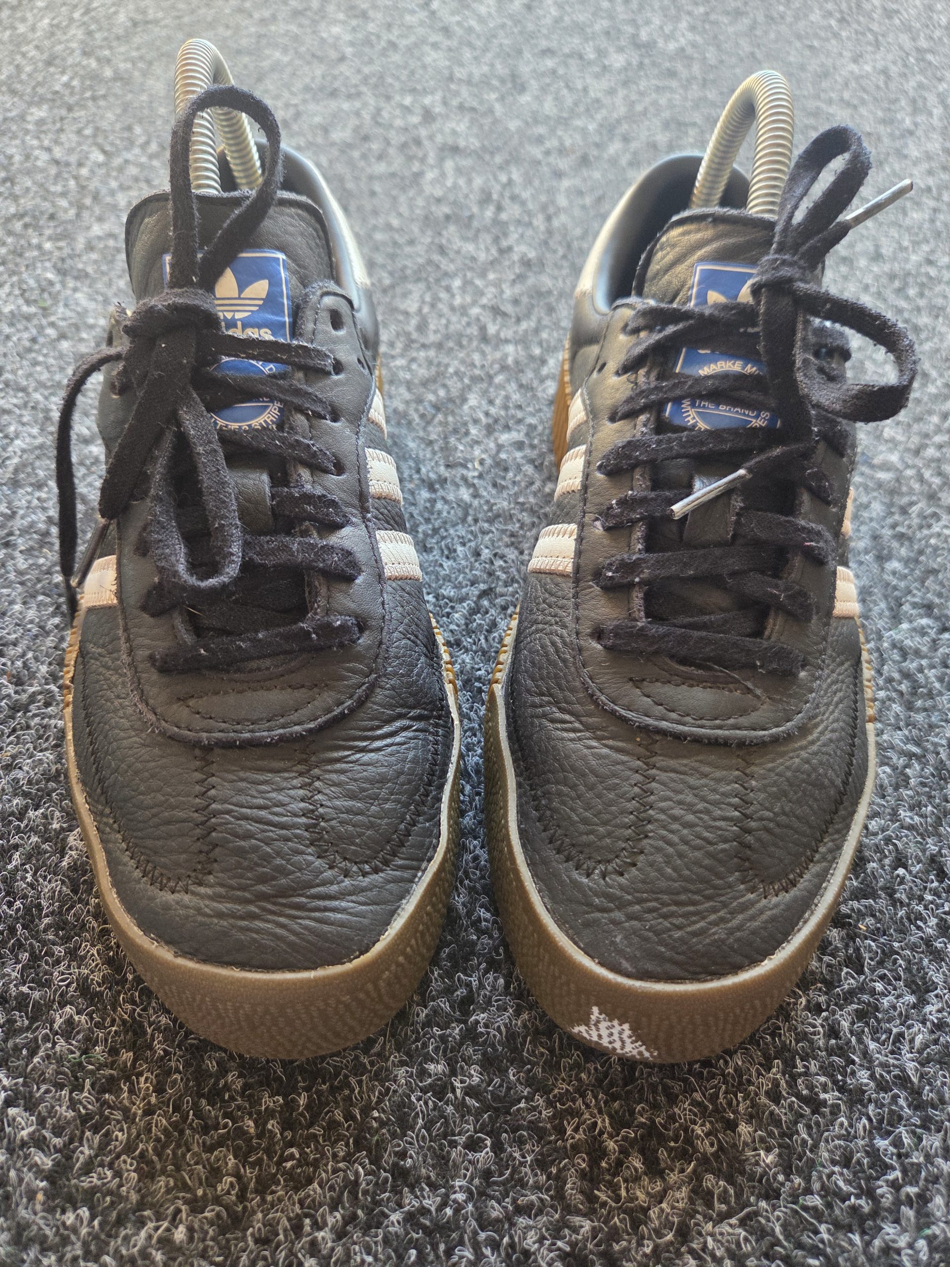 Adidas Sambarose Women's Trainers Black White Gum UK 5 image 5