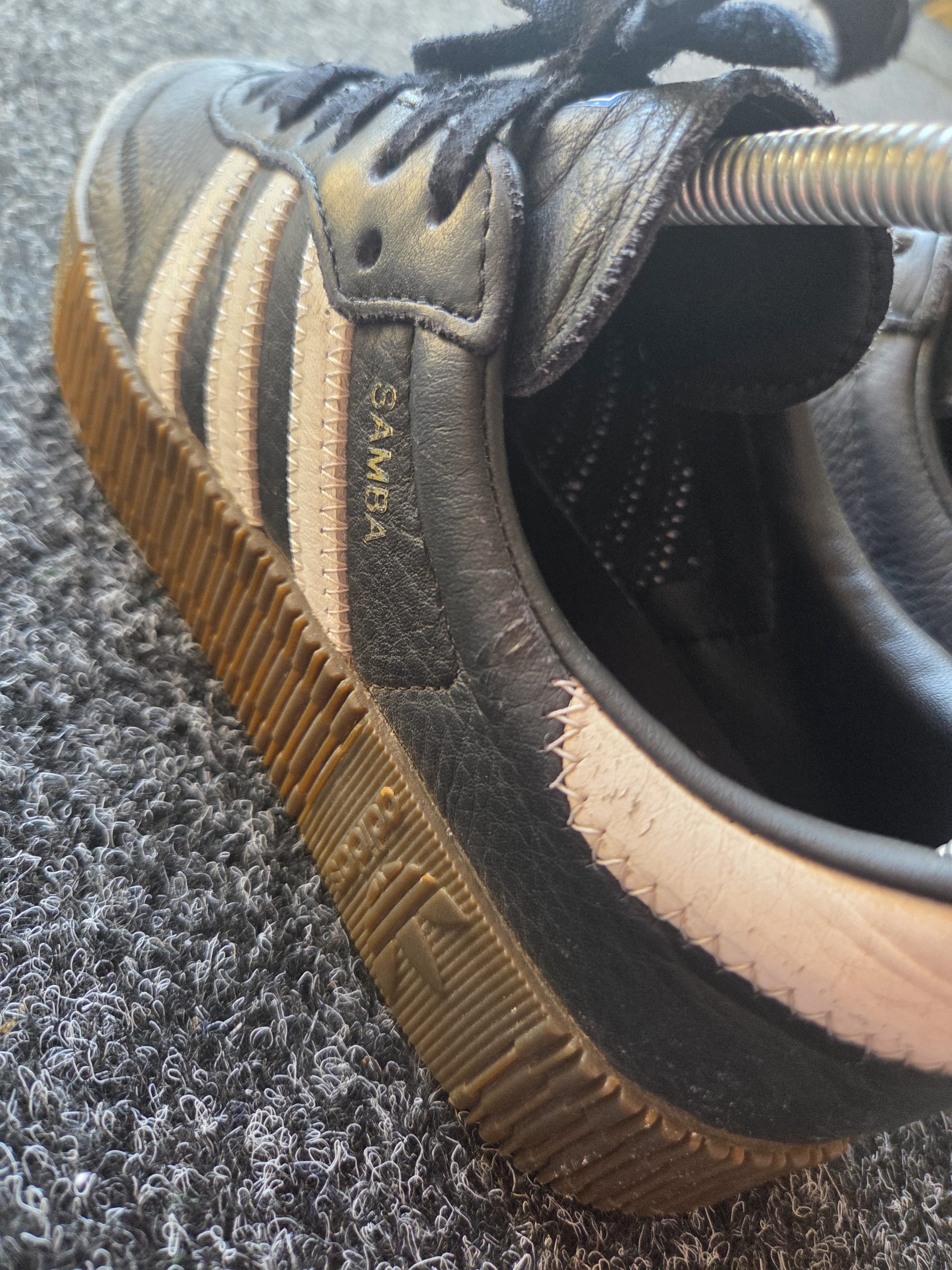 Adidas Sambarose Women's Trainers Black White Gum UK 5 image 6