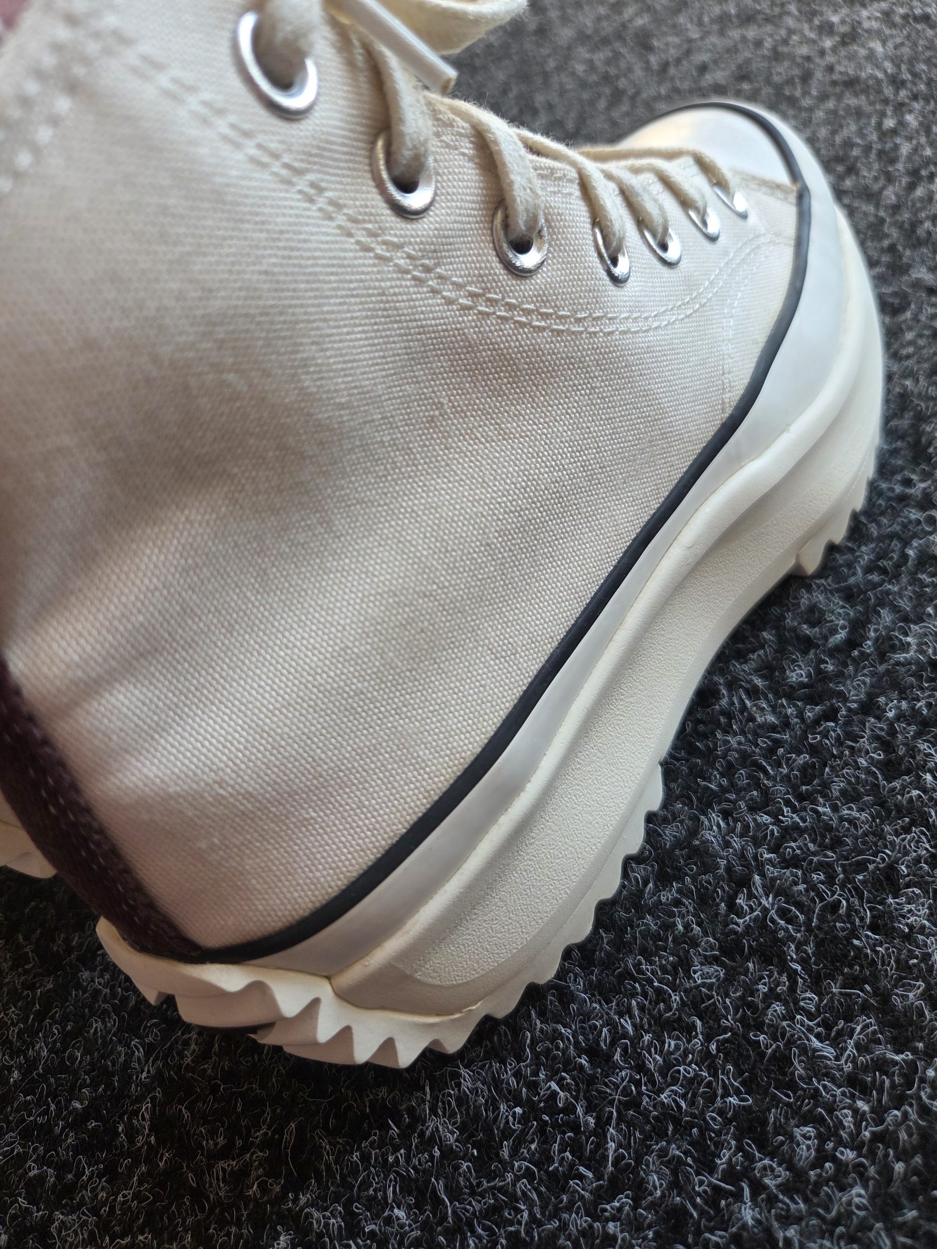 Converse Run Star Hike Tri-Panel Hi Women's Trainers Sunflower Gold Parchment UK 5 171122C image 7