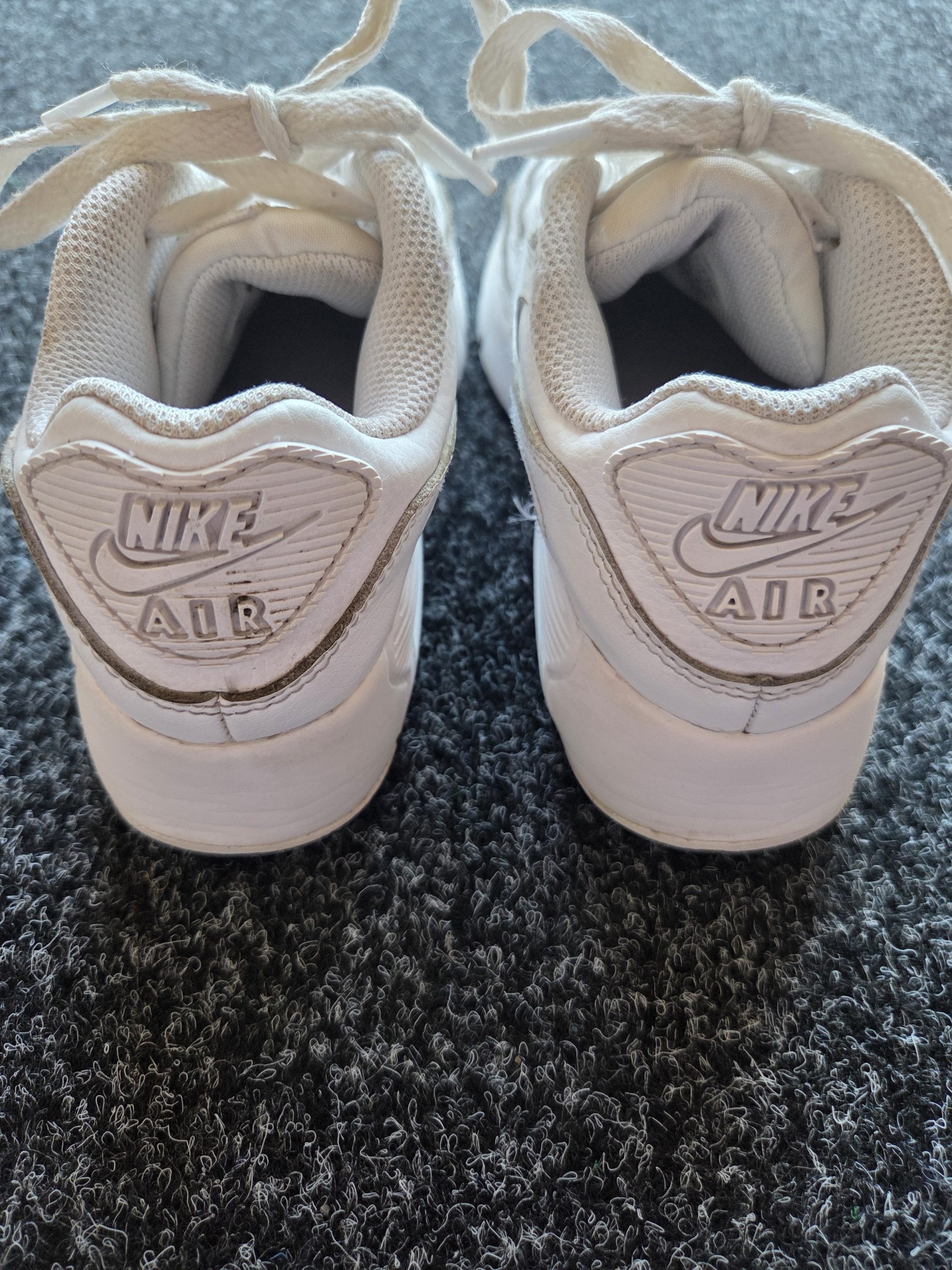 Nike Air Max 90 PS Children's Trainers White UK 1 CD6867-100 image 8