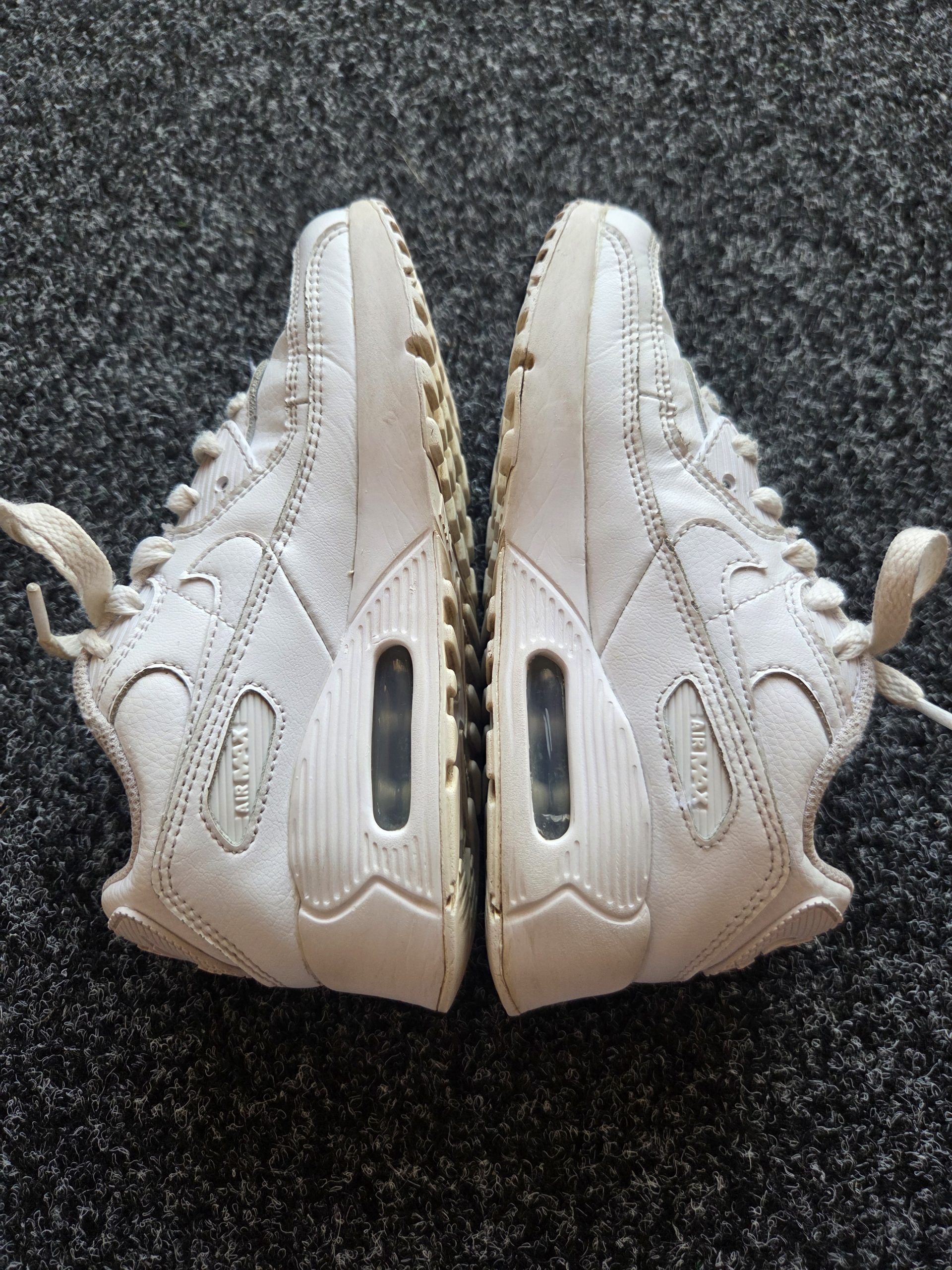 Nike Air Max 90 PS Children's Trainers White UK 1 CD6867-100 image 10