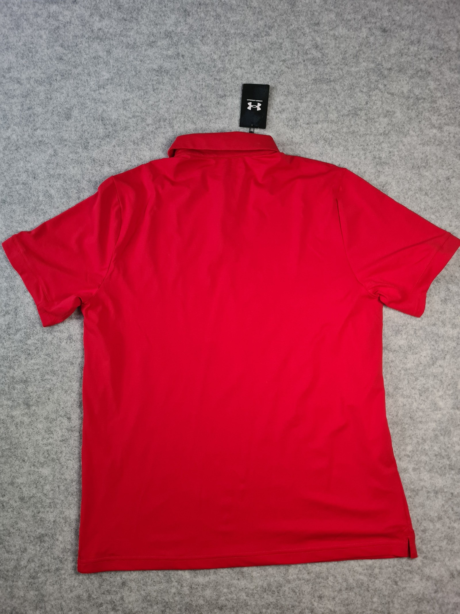 Under Armour Men's Red Bulldogs Lacrosse Polo Shirt Large Loose Fit image 4