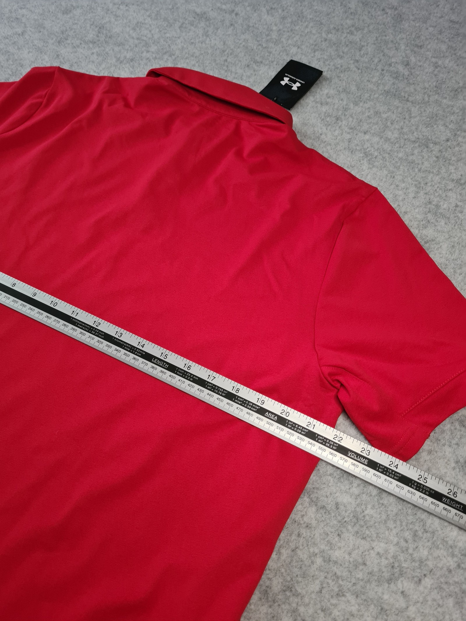 Under Armour Men's Red Bulldogs Lacrosse Polo Shirt Large Loose Fit image 5