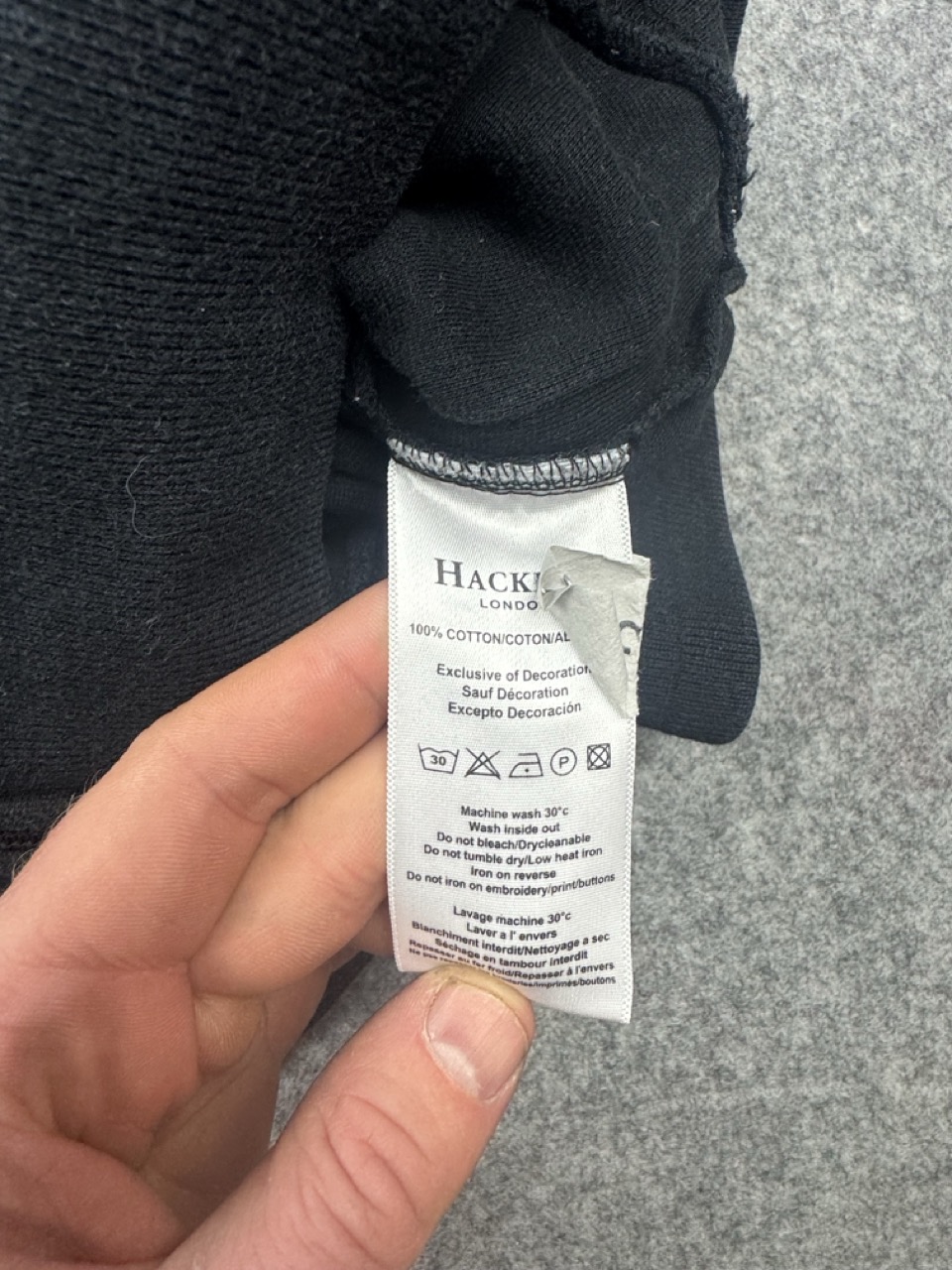 Hackett x Aston Martin Black Racing Zip Sweatshirt XXXL image 5