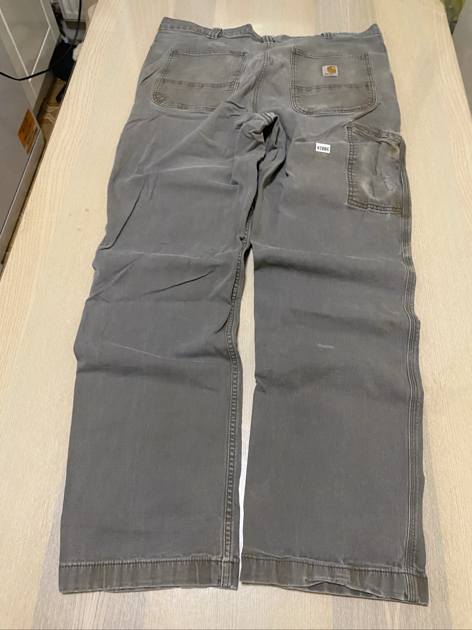 Carhartt Baggy Jeans W38 L34 Grey Loose Fit Workwear Vintage #20BC