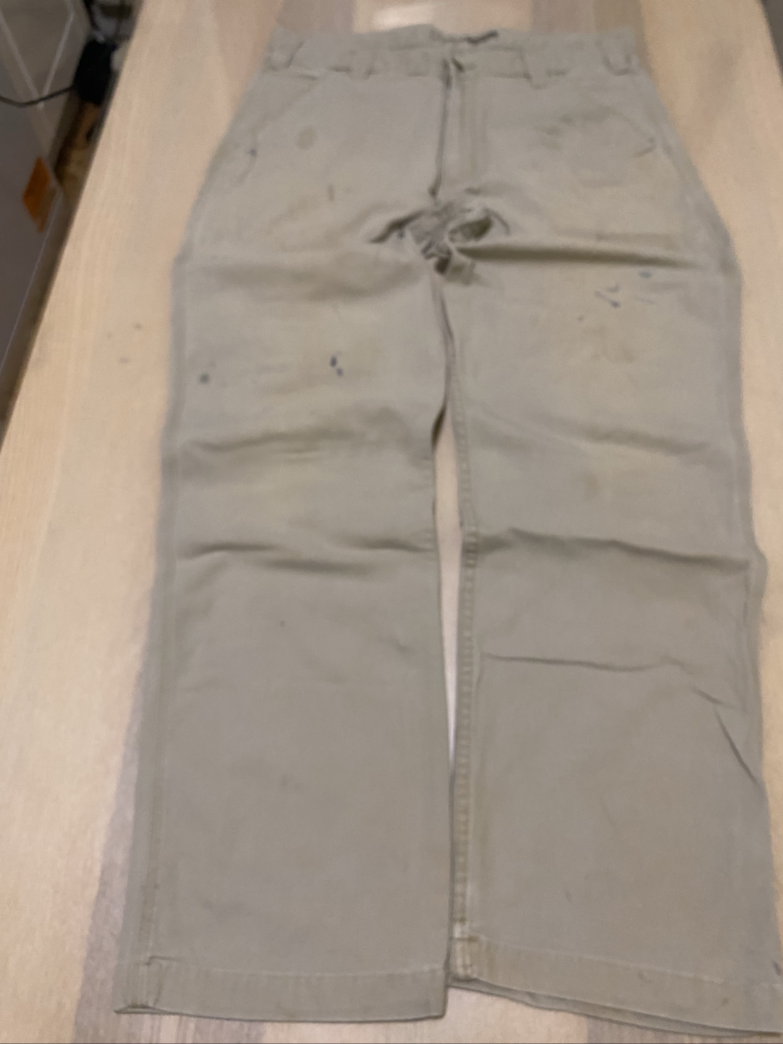 Carhartt Baggy Jeans W34 L32 Beige Loose Fit Skate Y2K Vintage #21BC image 3