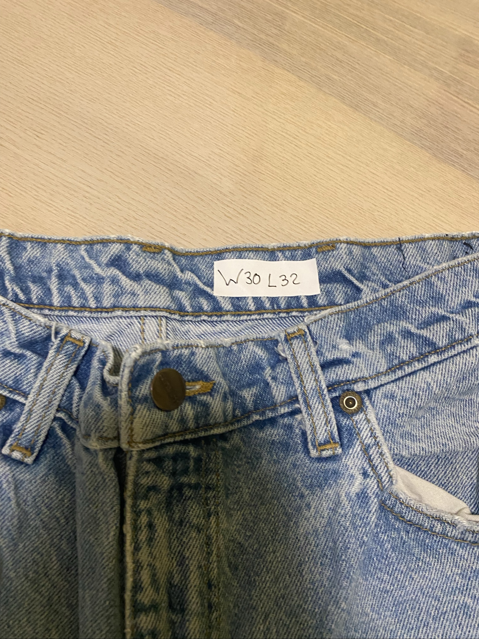 Carhartt Baggy Jeans W30 L32 Blue Loose Fit Skate Y2K Vintage #22BC image 4