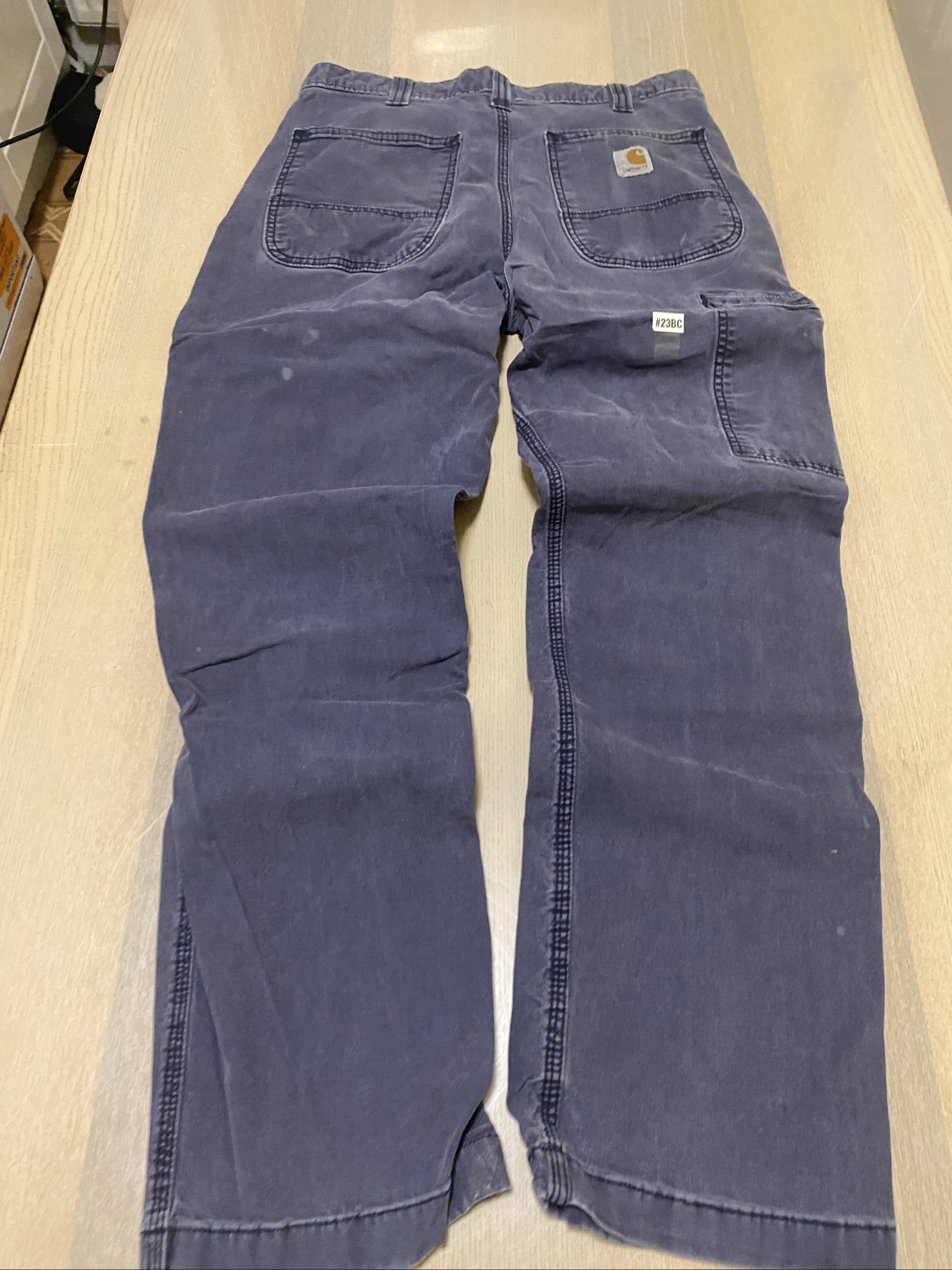 Carhartt Baggy Jeans W32 L32 Blue Loose Fit Skate Y2K Vintage #23BC