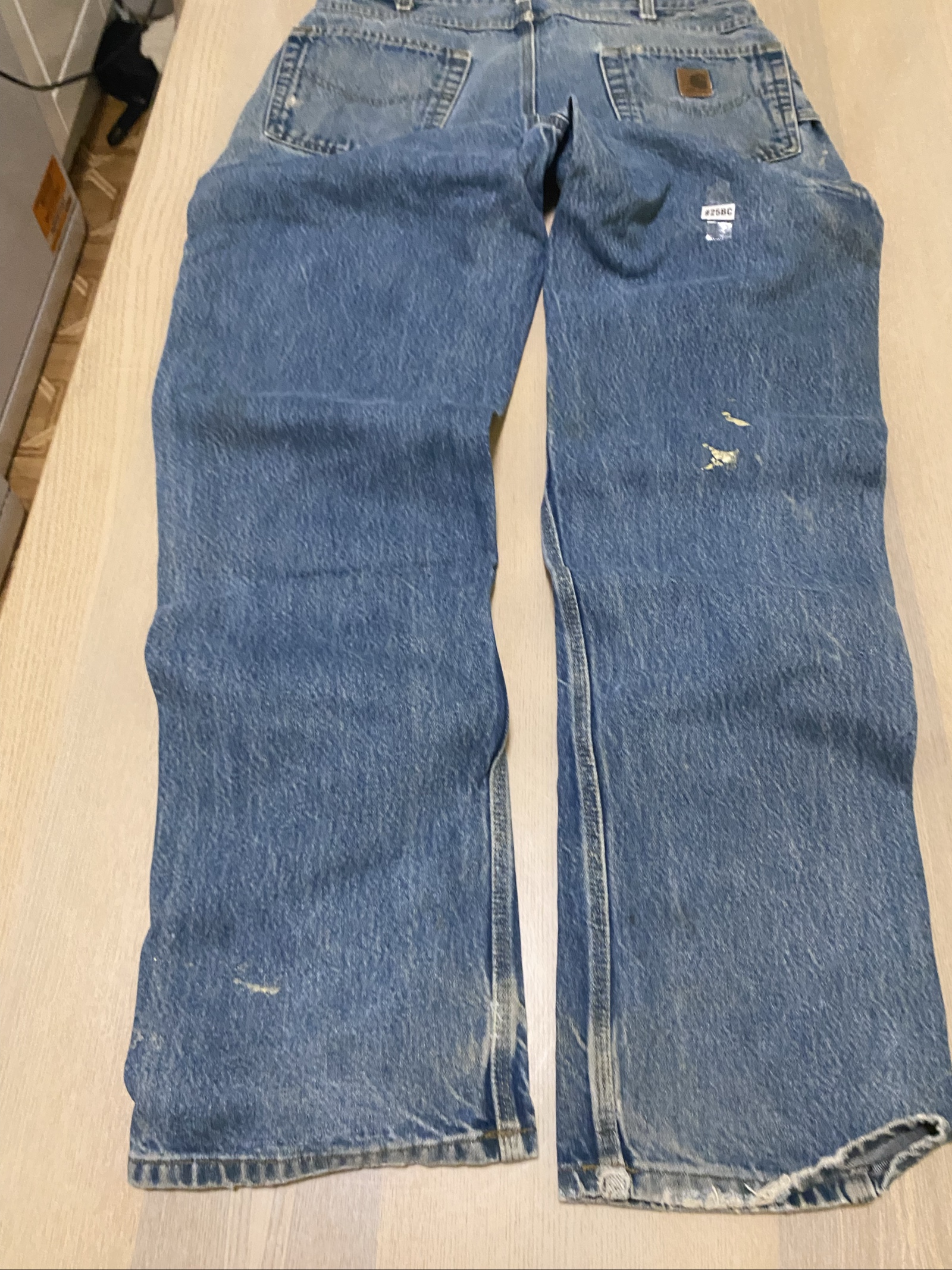 Carhartt Baggy Jeans W34 L34 Blue Loose Fit Skate Y2K Vintage #25BC