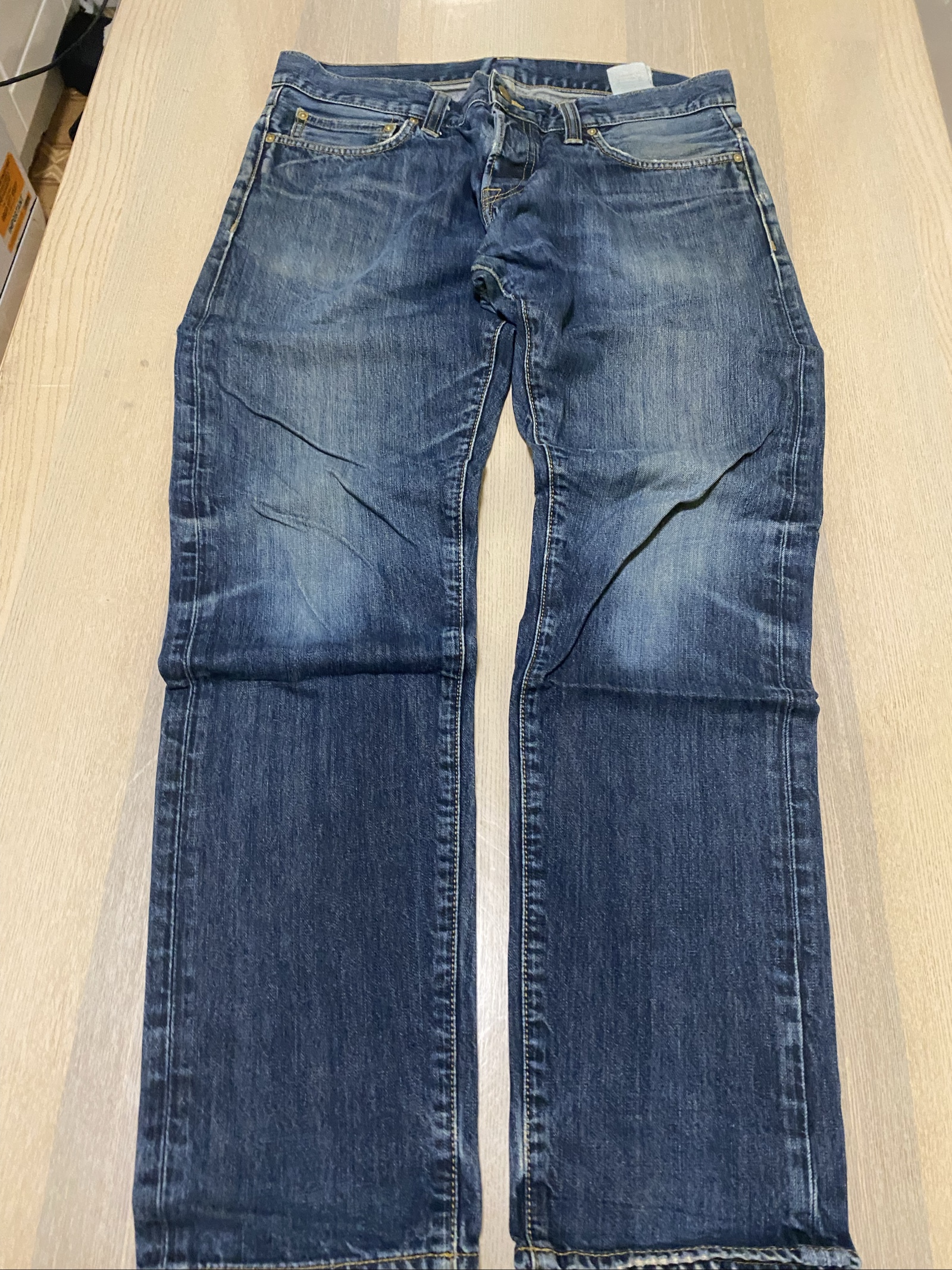 Carhartt Baggy Jeans W32 L32 Blue Loose Fit Skate Y2K Vintage #26BC image 3