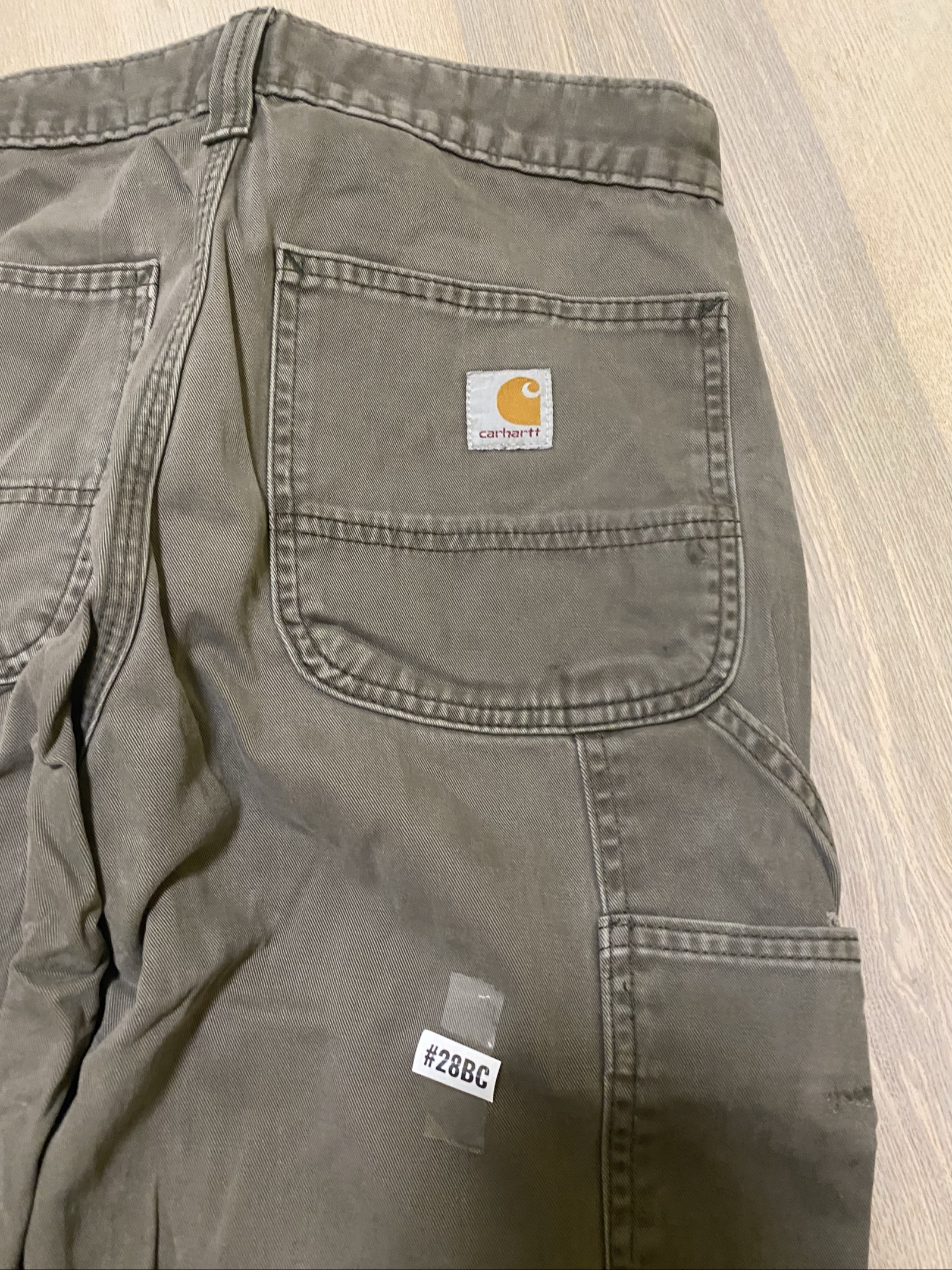 Carhartt Baggy Jeans W31 L32 Brown Loose Fit Workwear #28BC image 2