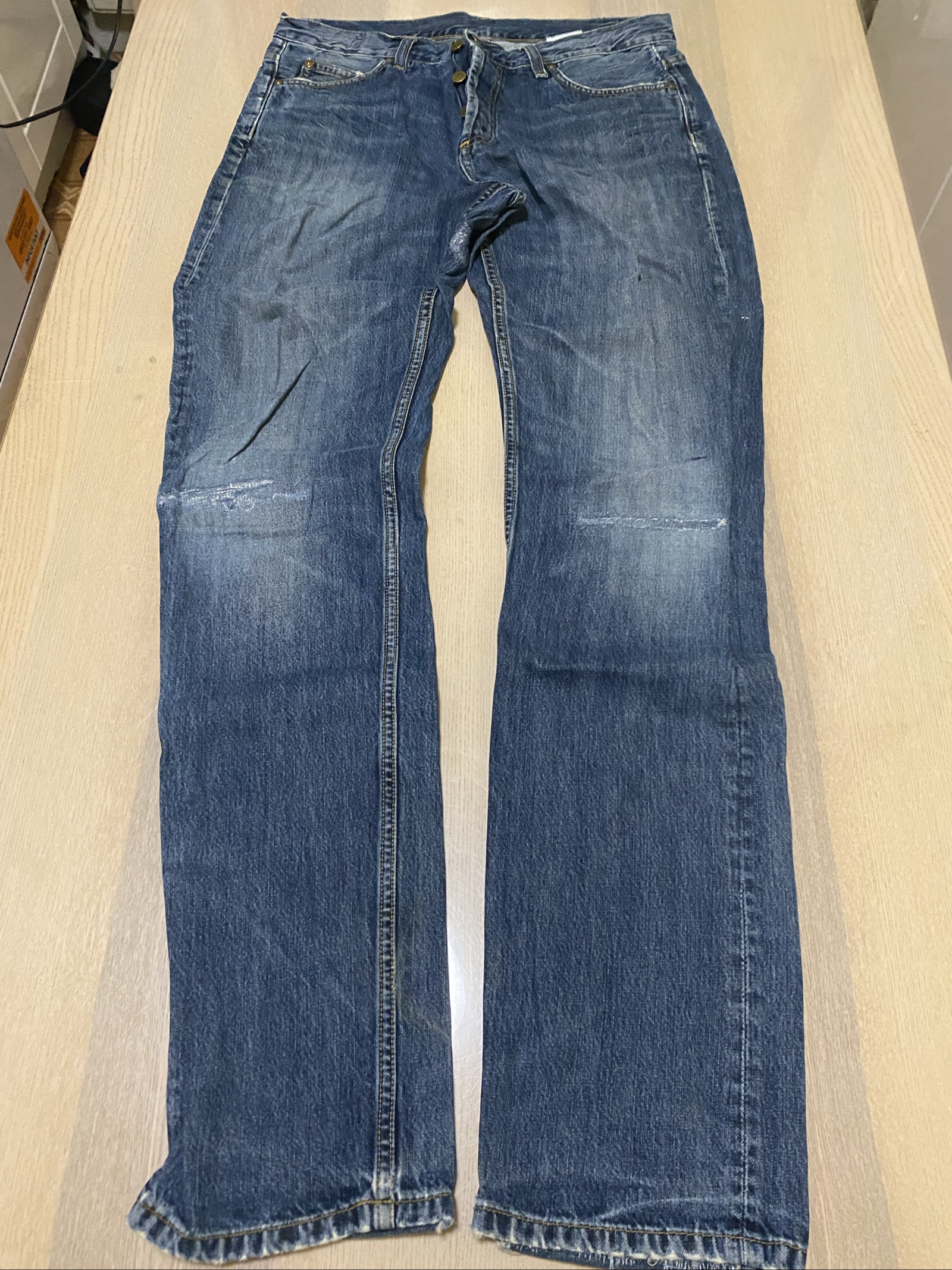 Carhartt Baggy Jeans W32 L34 Blue Loose Fit Skate Y2K Vintage #29BC image 3