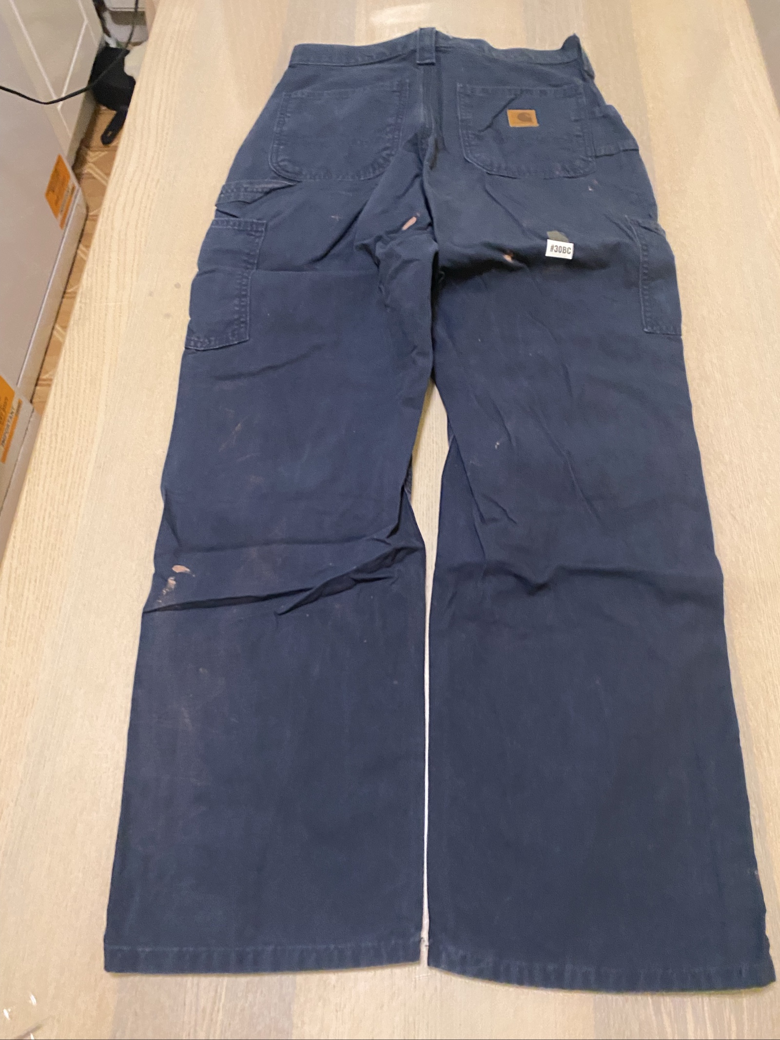 Carhartt Baggy Jeans W30 L30 Navy Loose Fit Skate Y2K Vintage #30BC