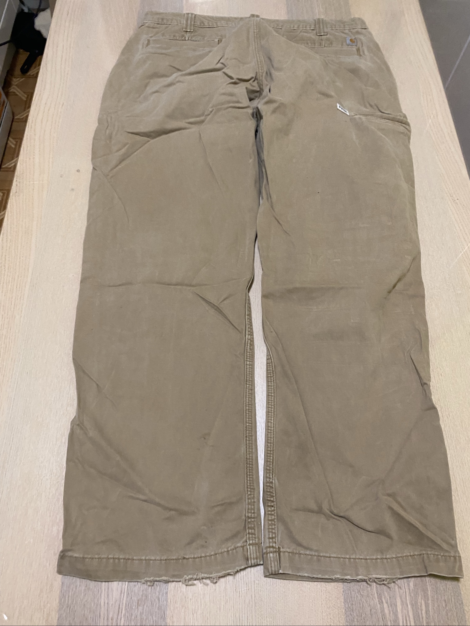 Carhartt Baggy Jeans W38 L30 Beige Loose Fit Workwear #31BC