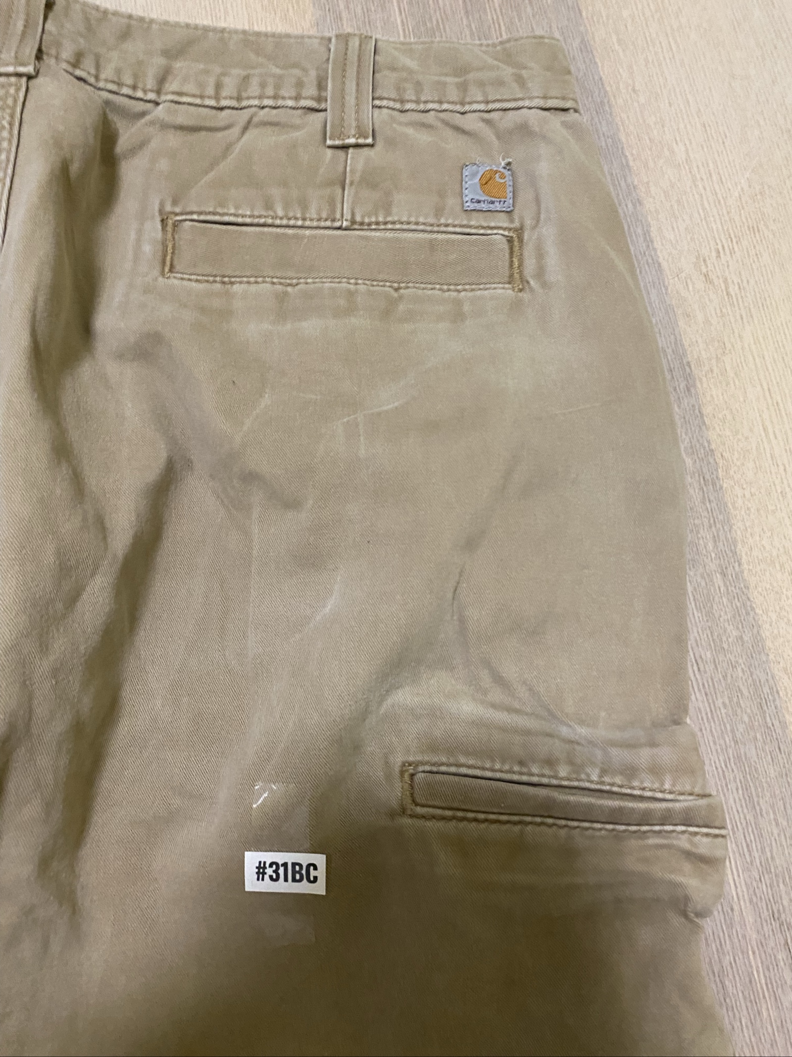 Carhartt Baggy Jeans W38 L30 Beige Loose Fit Workwear #31BC image 2
