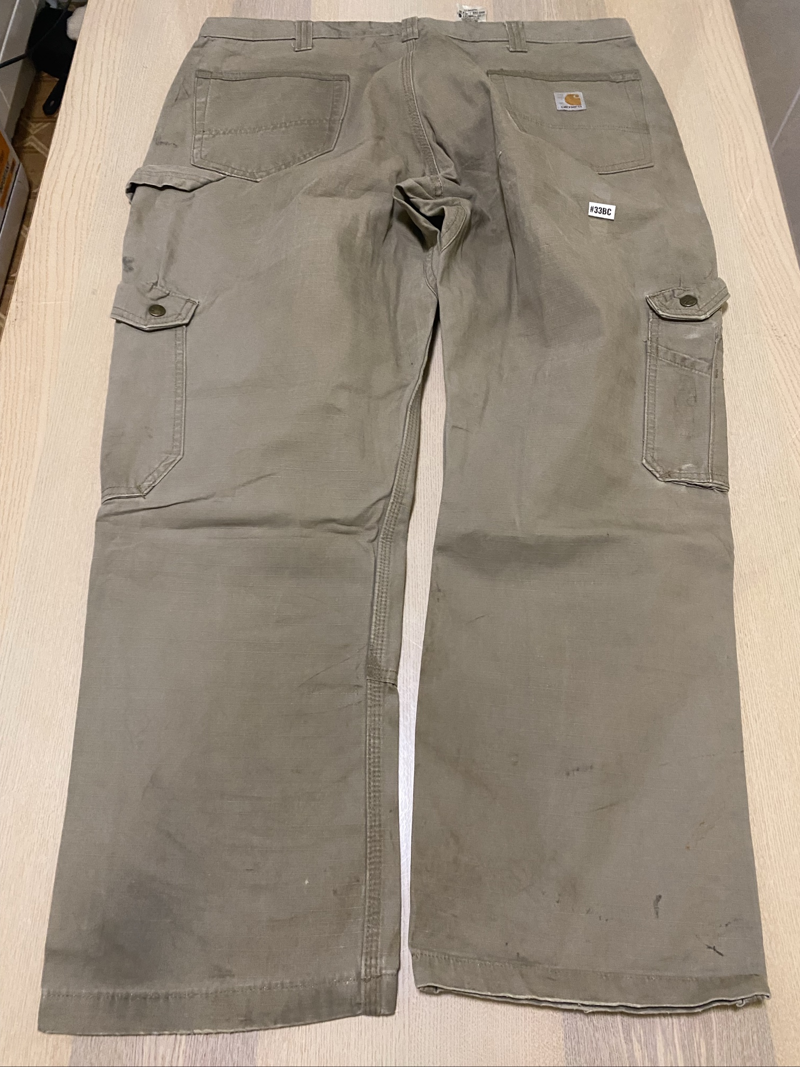 Carhartt Baggy Jeans W40 L30 Beige Loose Fit Skate Y2K Vintage #33BC