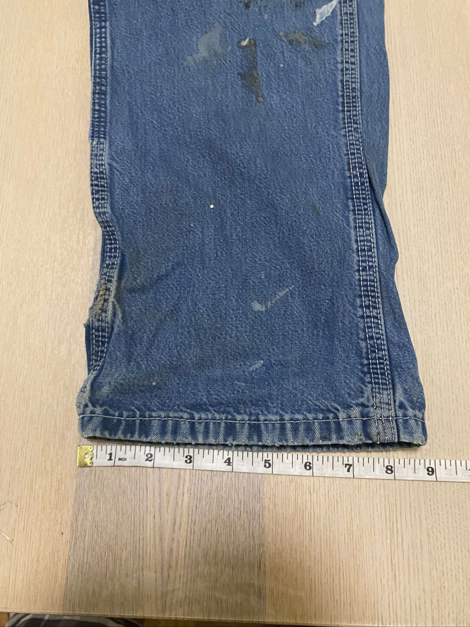Carhartt Baggy Jeans W32 L32 Blue Loose Fit Skate Y2K Vintage #35BC image 5