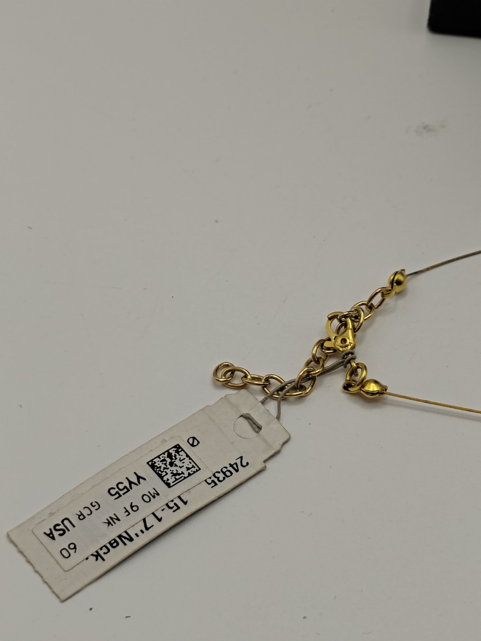 Monet Gold Tone Butterfly Necklace with Rhinestones image 6