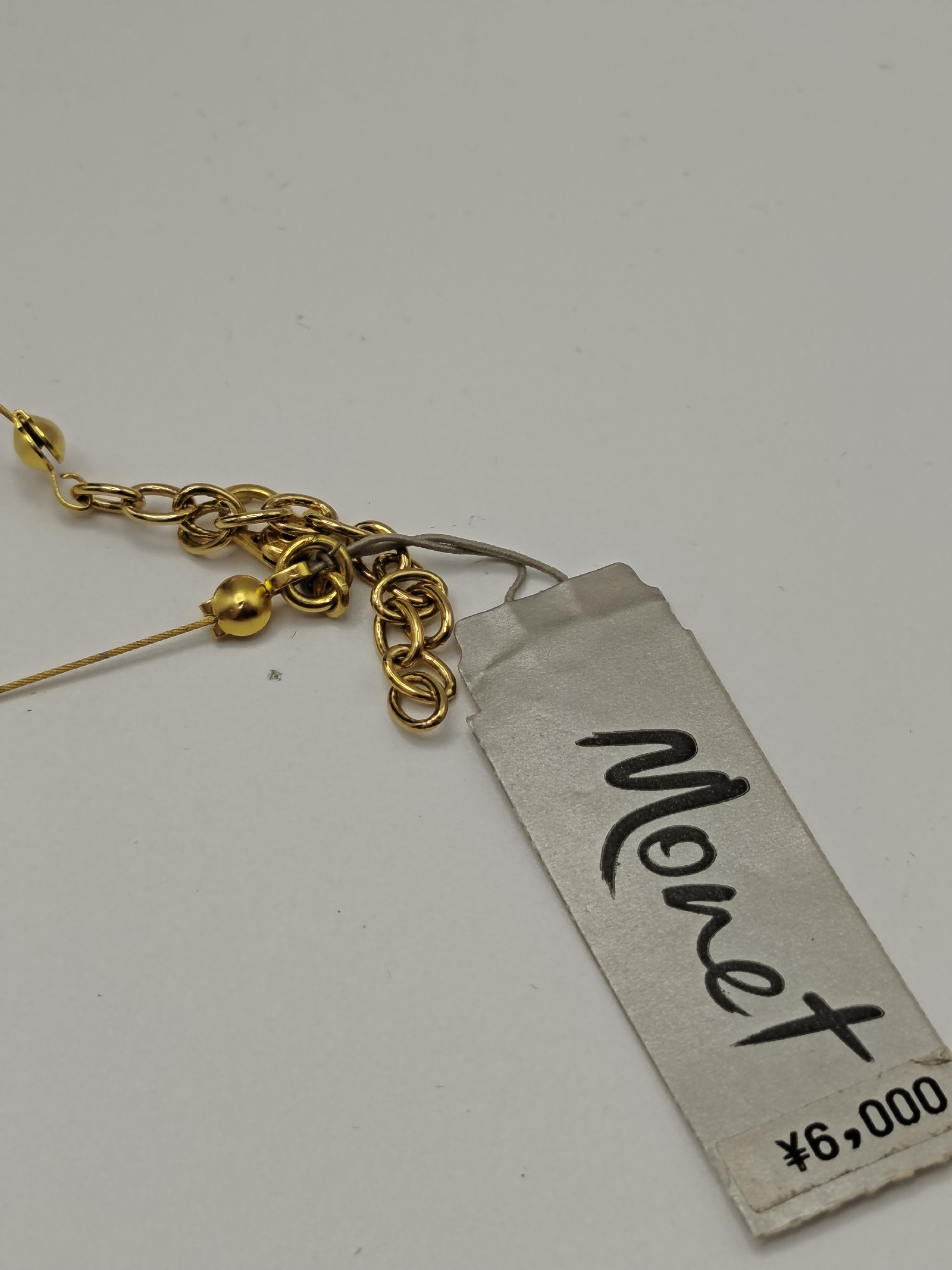 Monet Gold Tone Butterfly Necklace with Rhinestones image 8