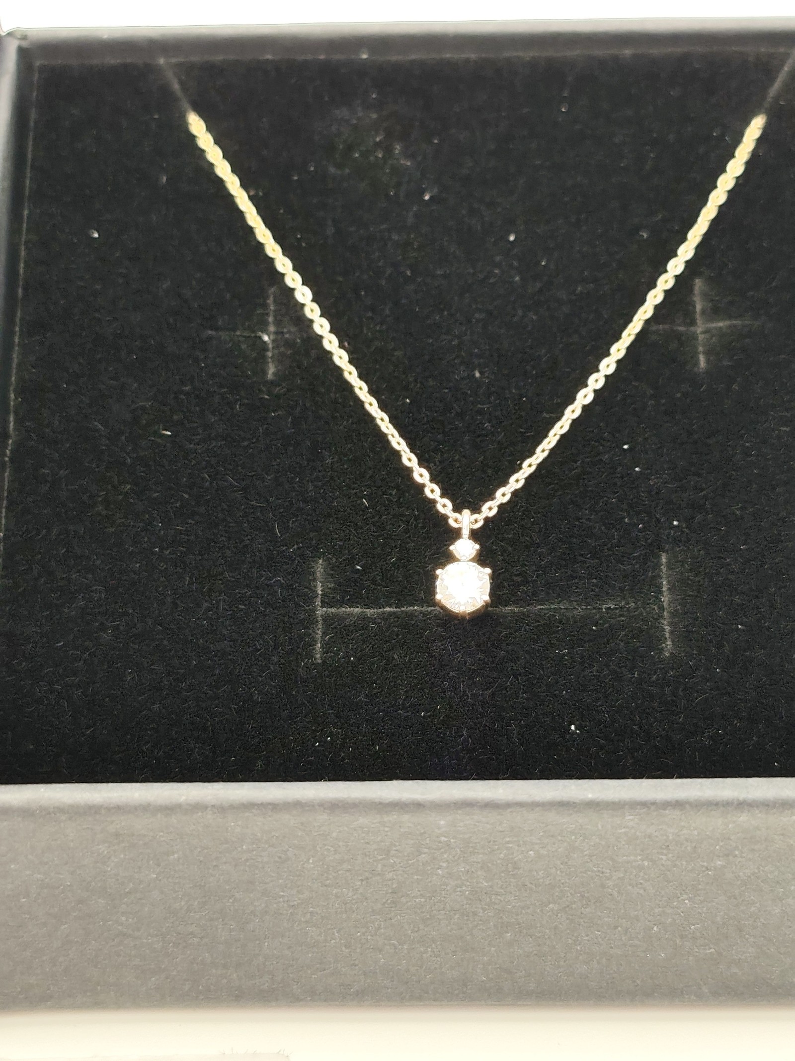 Canal 4℃ Gold tone & Cubic Zirconia Pendant Necklace Other image 2