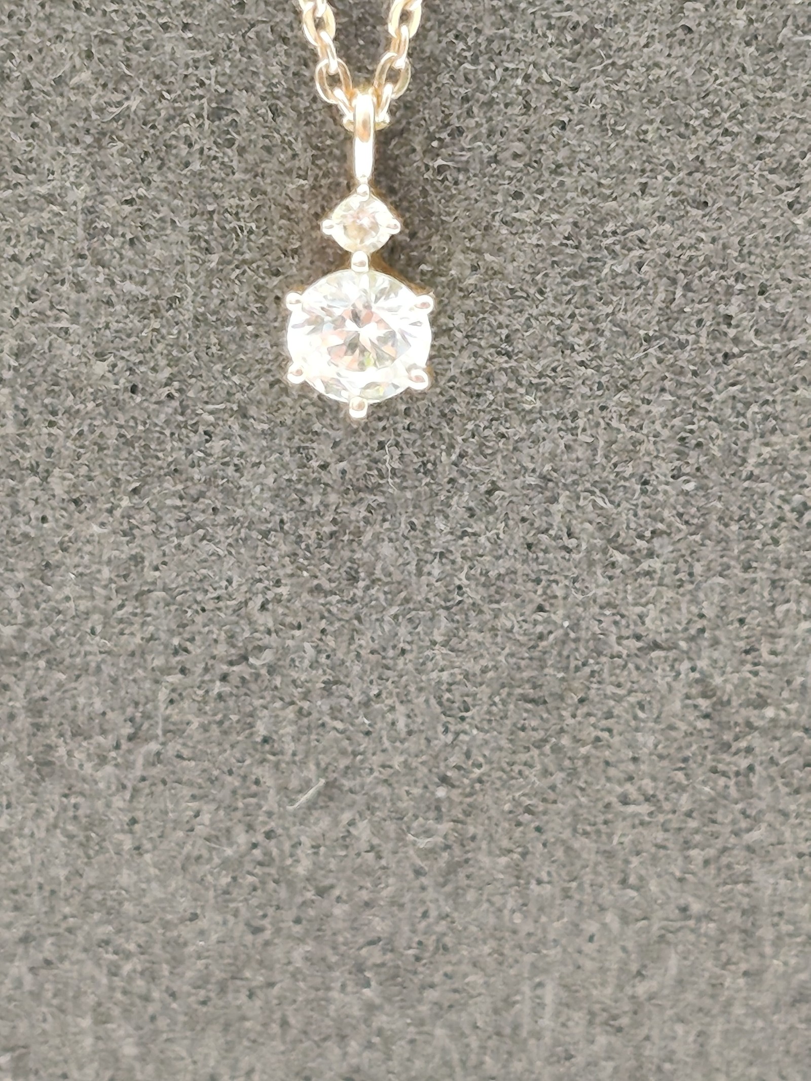Canal 4℃ Gold tone & Cubic Zirconia Pendant Necklace Other image 4