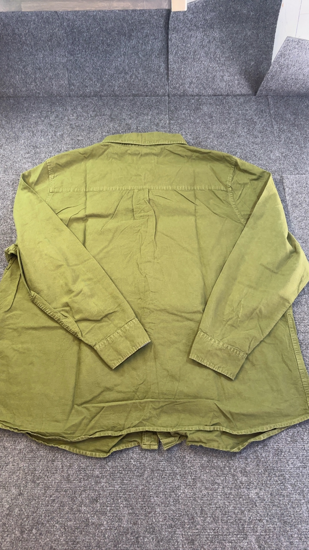 Original Penguin Men's Olive Green Slim Fit Cotton Shirt 2XL image 2
