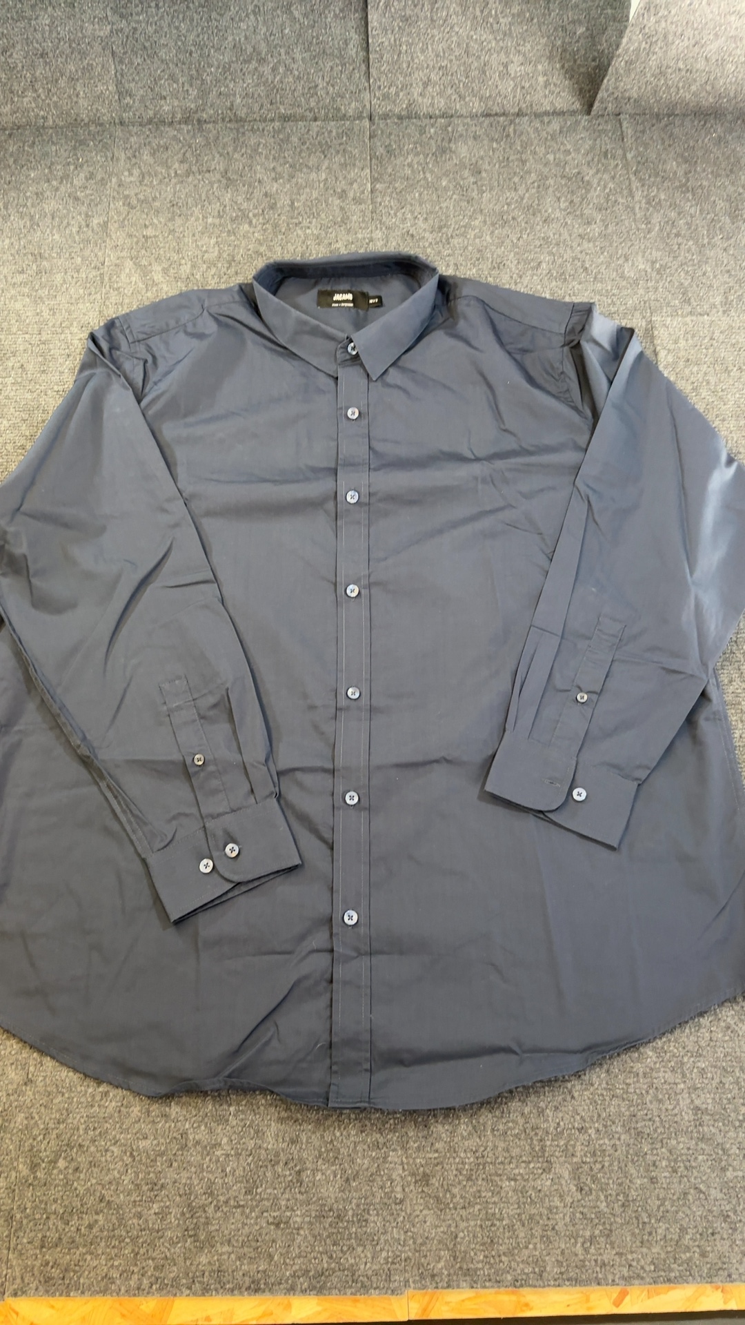 Jacamo Navy Blue Men's Cotton Shirt 18.5 Collar never worn
