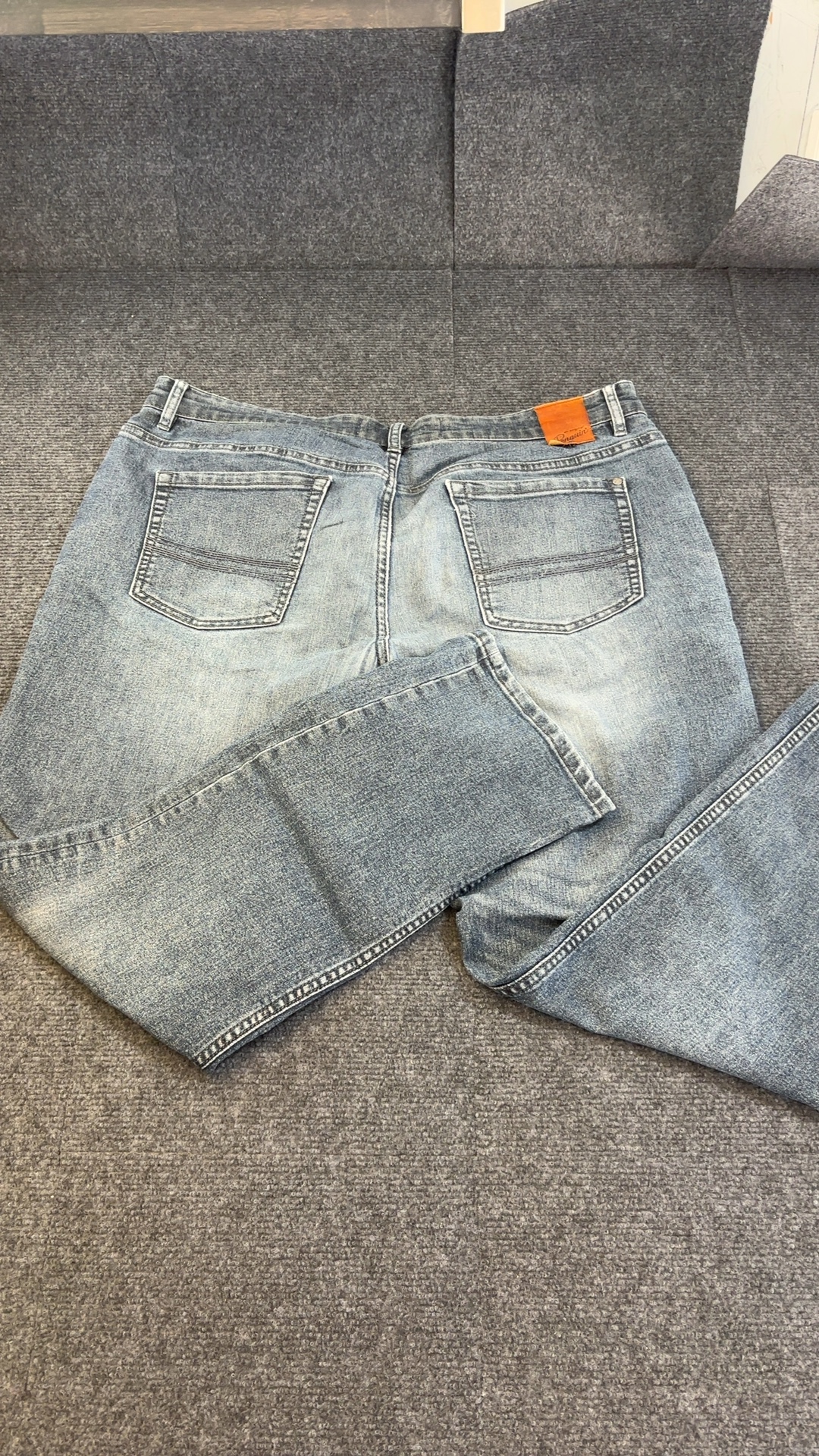 Original Penguin Men's Light Blue Denim Jeans W38 L31 very good condition image 3