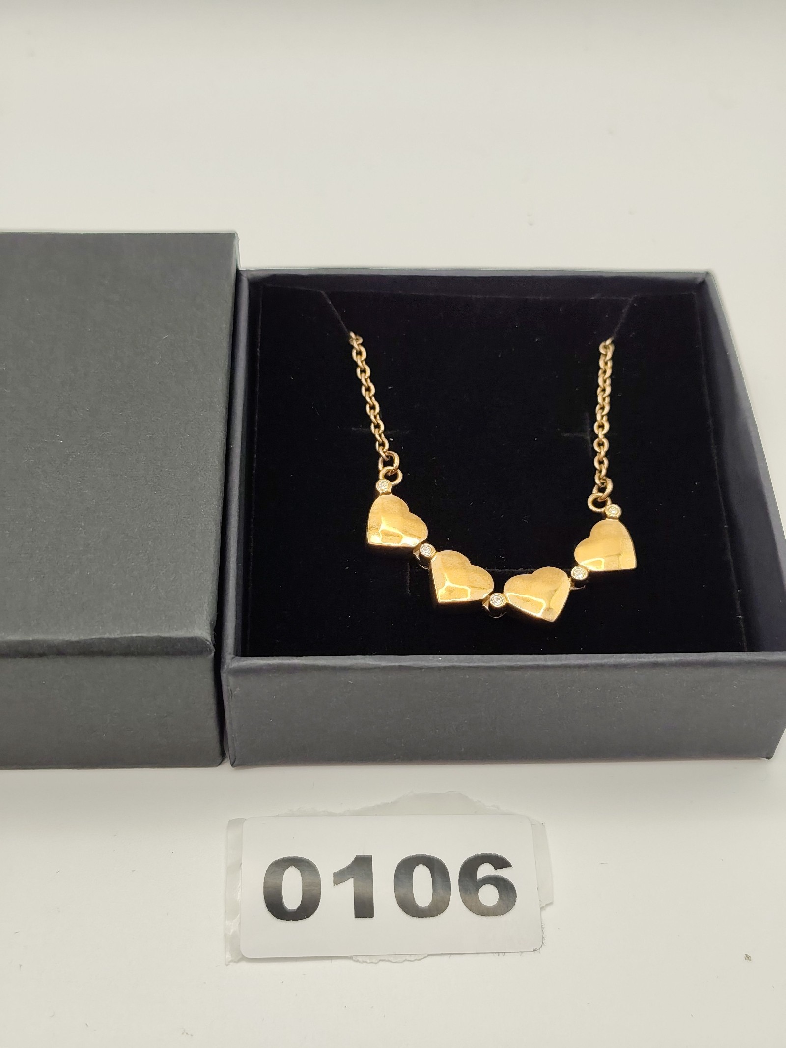 Folli Follie Gold-tone Heart Necklace Unisex image 2