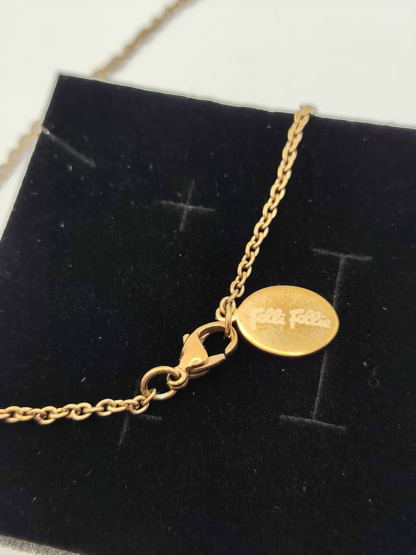Folli Follie Gold-tone Heart Necklace Unisex image 3