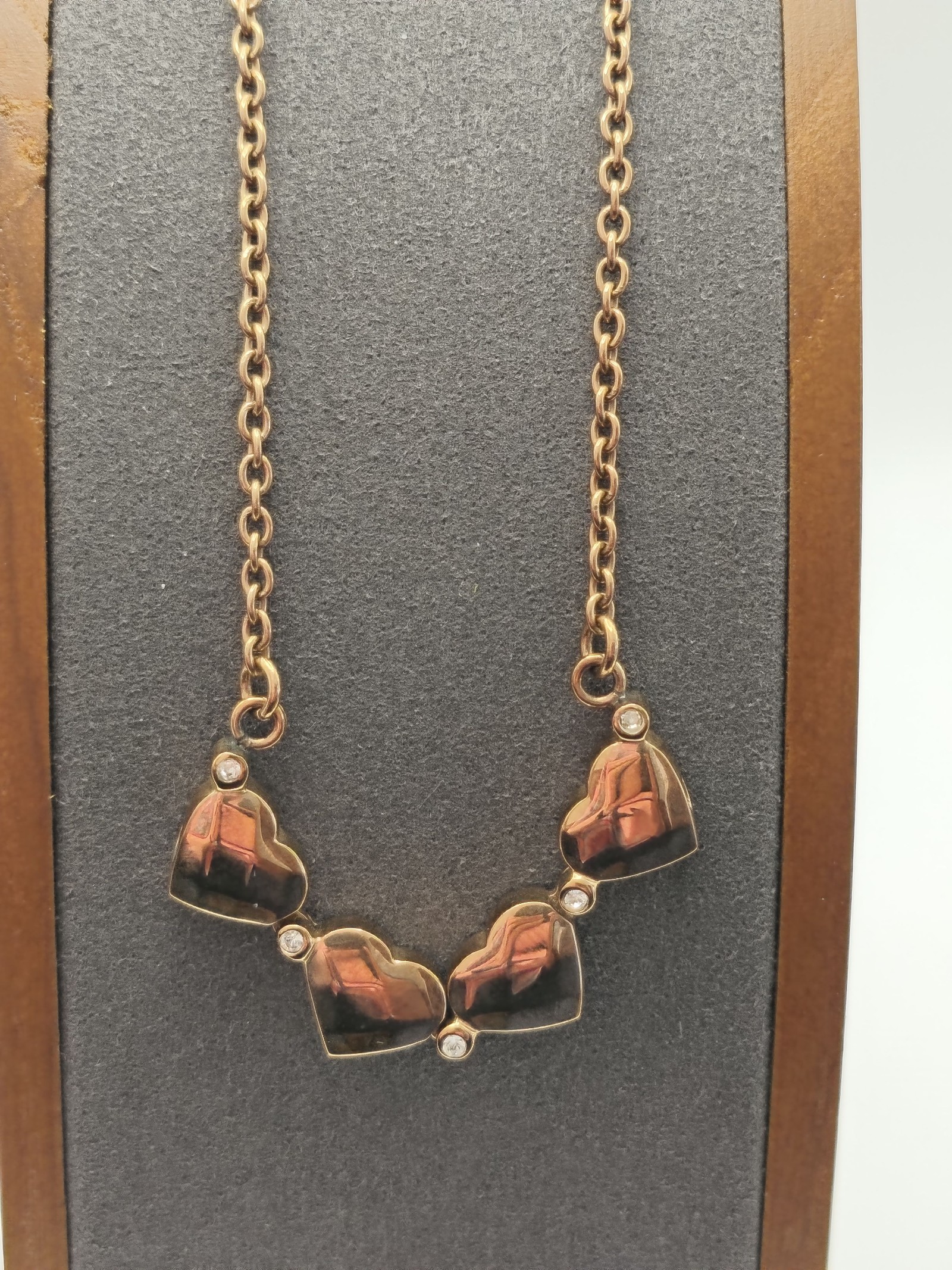 Folli Follie Gold-tone Heart Necklace Unisex image 5