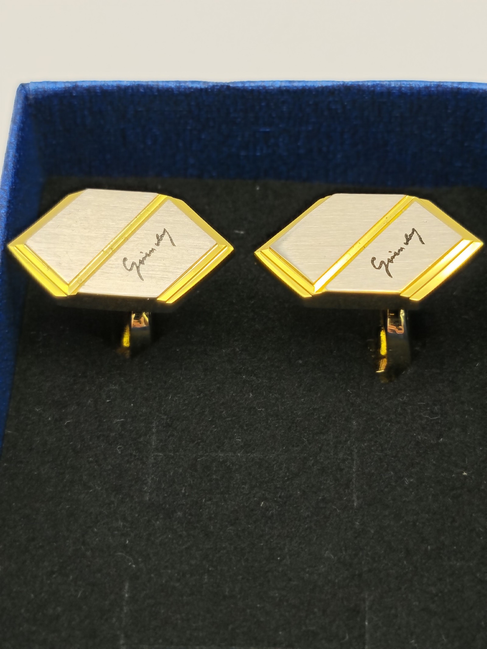 Givenchy Gold & Silver Men's Logo Cufflinks Other image 2