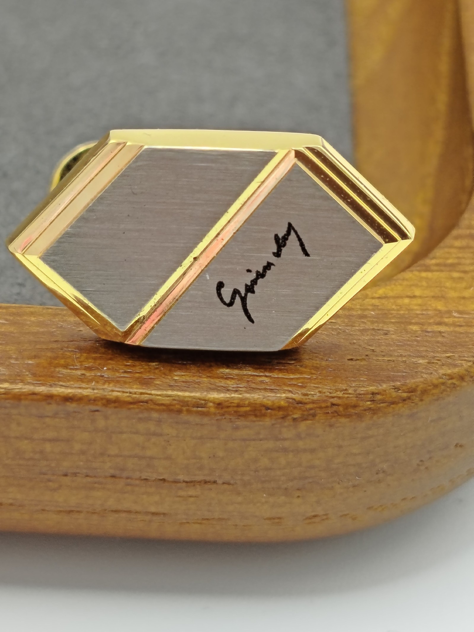 Givenchy Gold & Silver Men's Logo Cufflinks Other image 6
