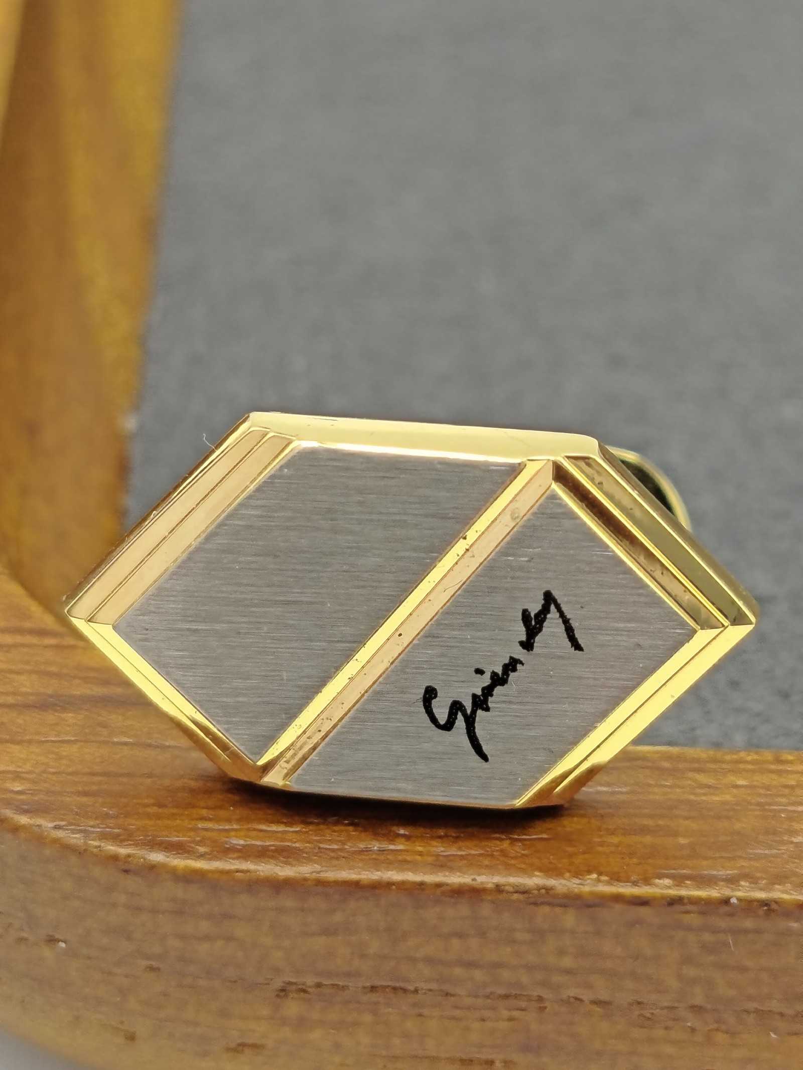 Givenchy Gold & Silver Men's Logo Cufflinks Other image 7