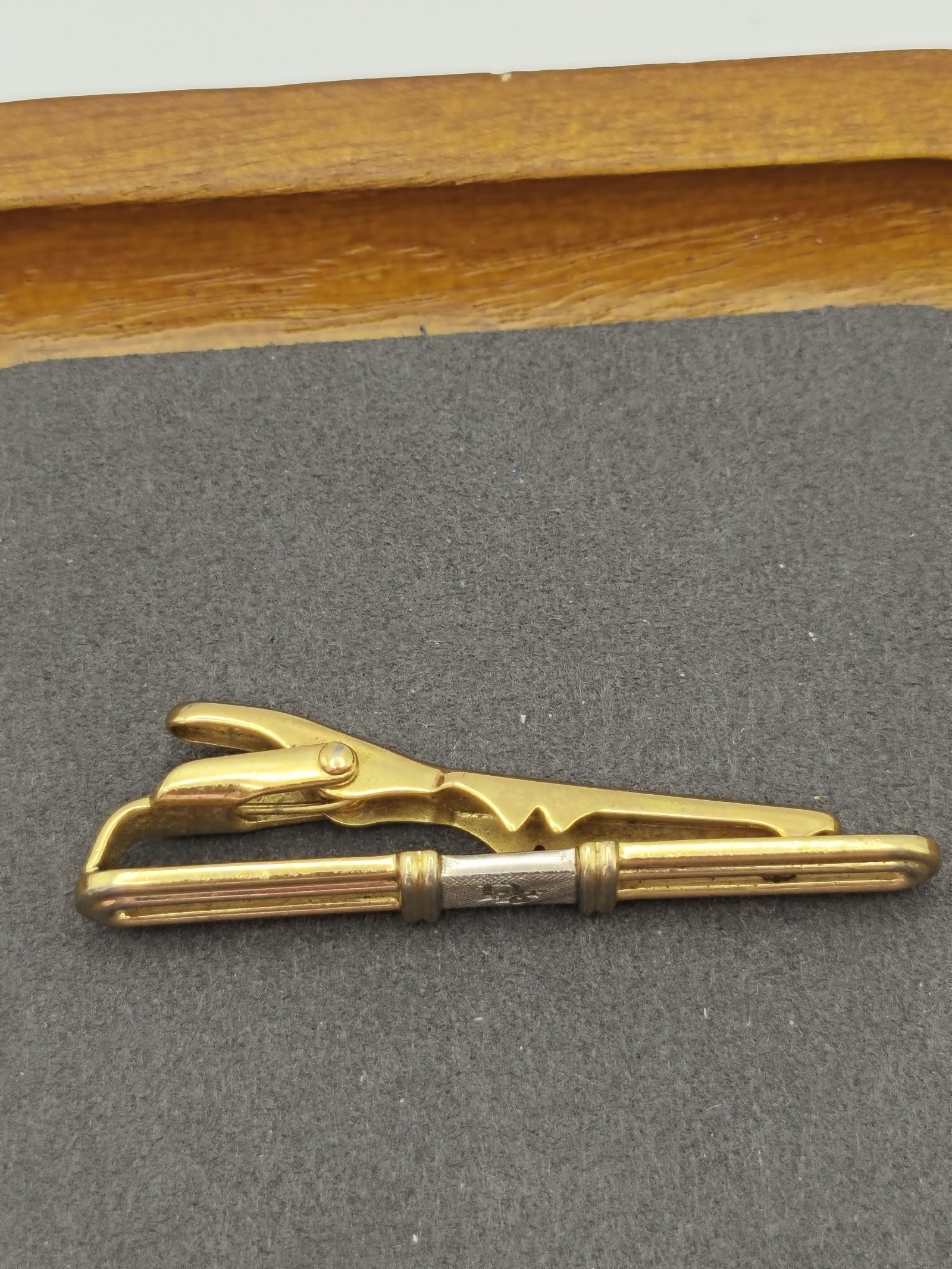 Christian Dior Gold Tone Vintage Tie Clip Men Other image 10