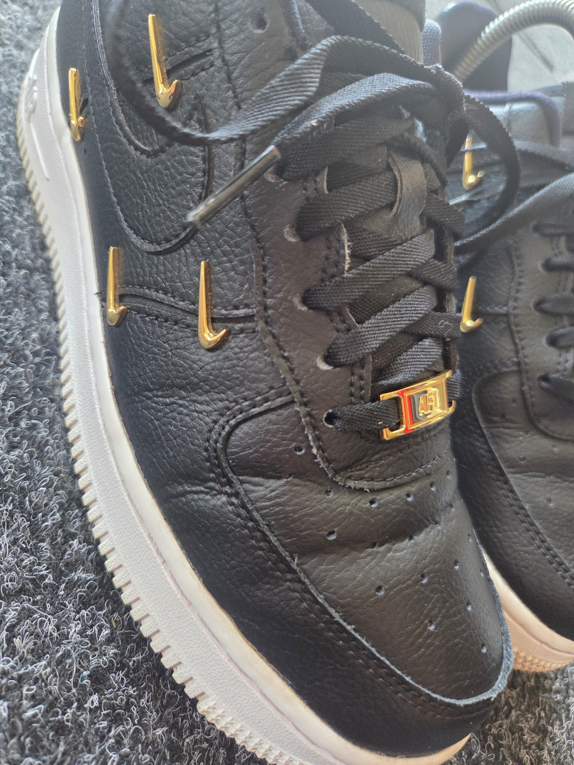 Nike Air Force 1 LX Women's Trainers Black UK 4 CT1990-001 image 9