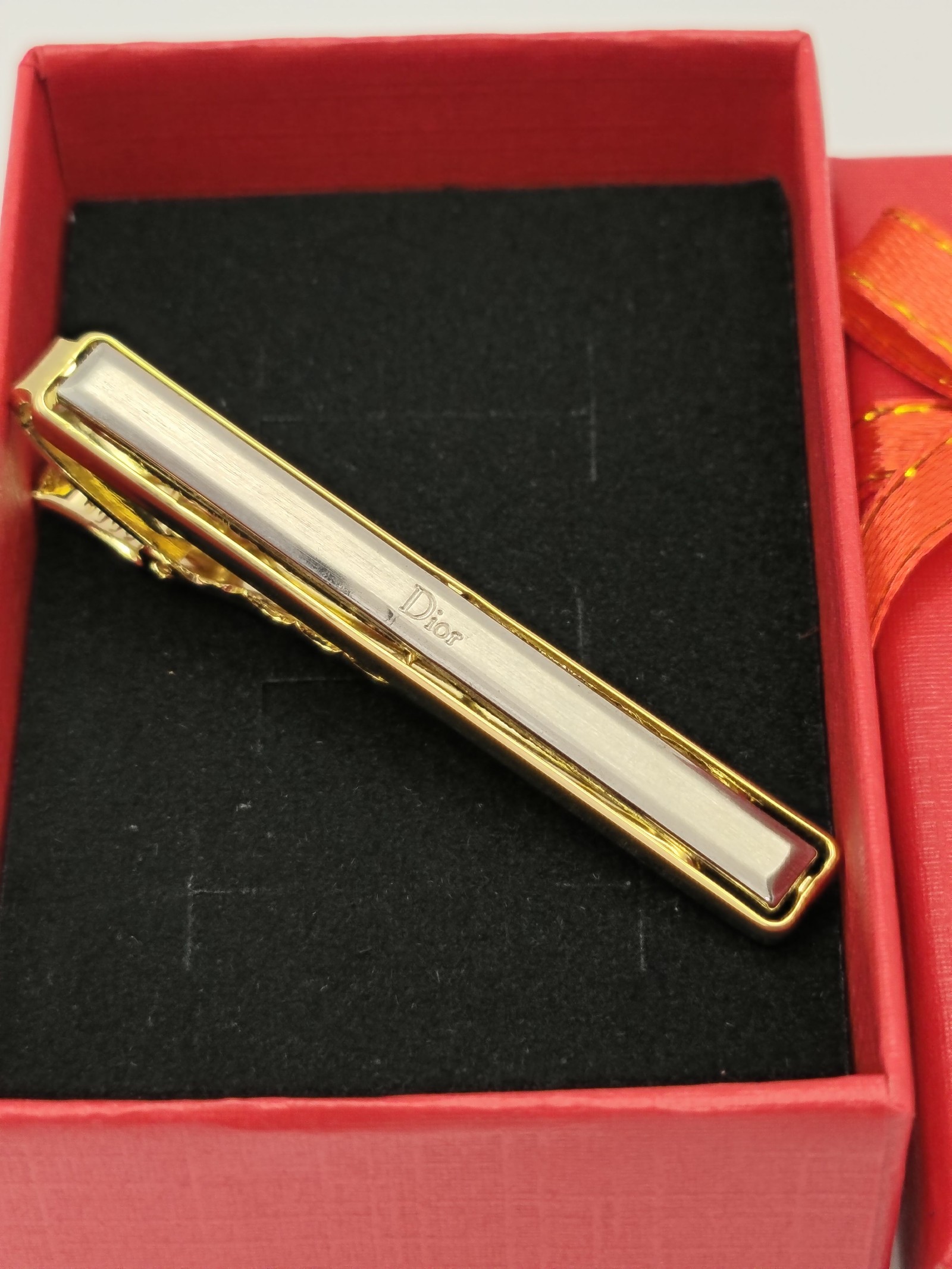 Dior Men's Gold & Silver Tie Clip Other image 2
