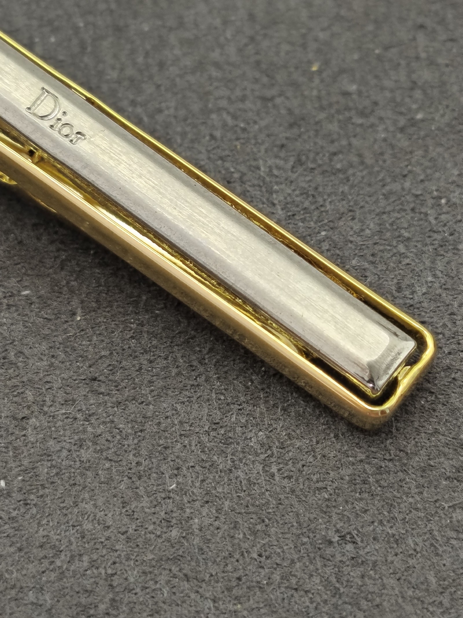 Dior Men's Gold & Silver Tie Clip Other image 5