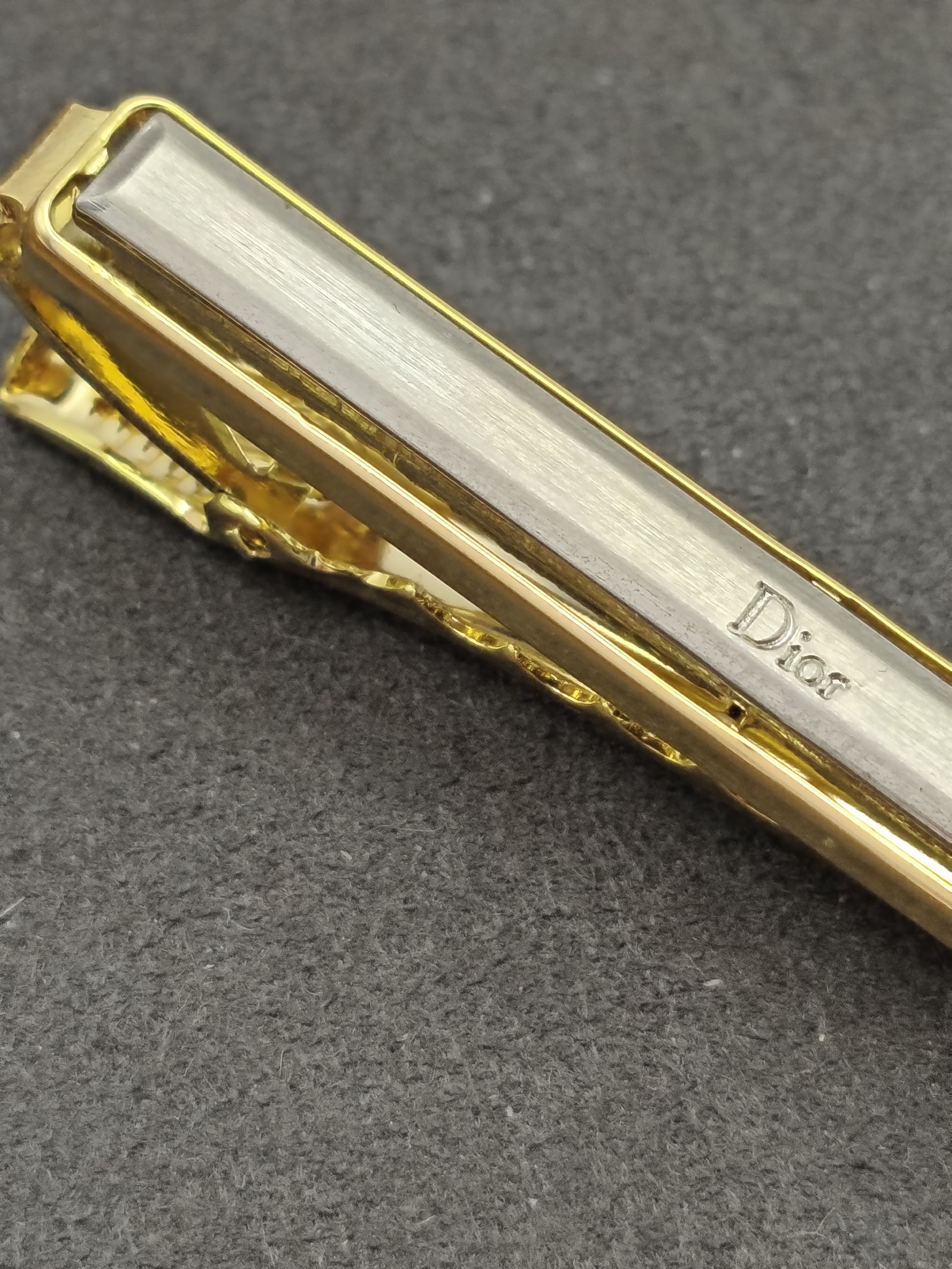 Dior Men's Gold & Silver Tie Clip Other image 6
