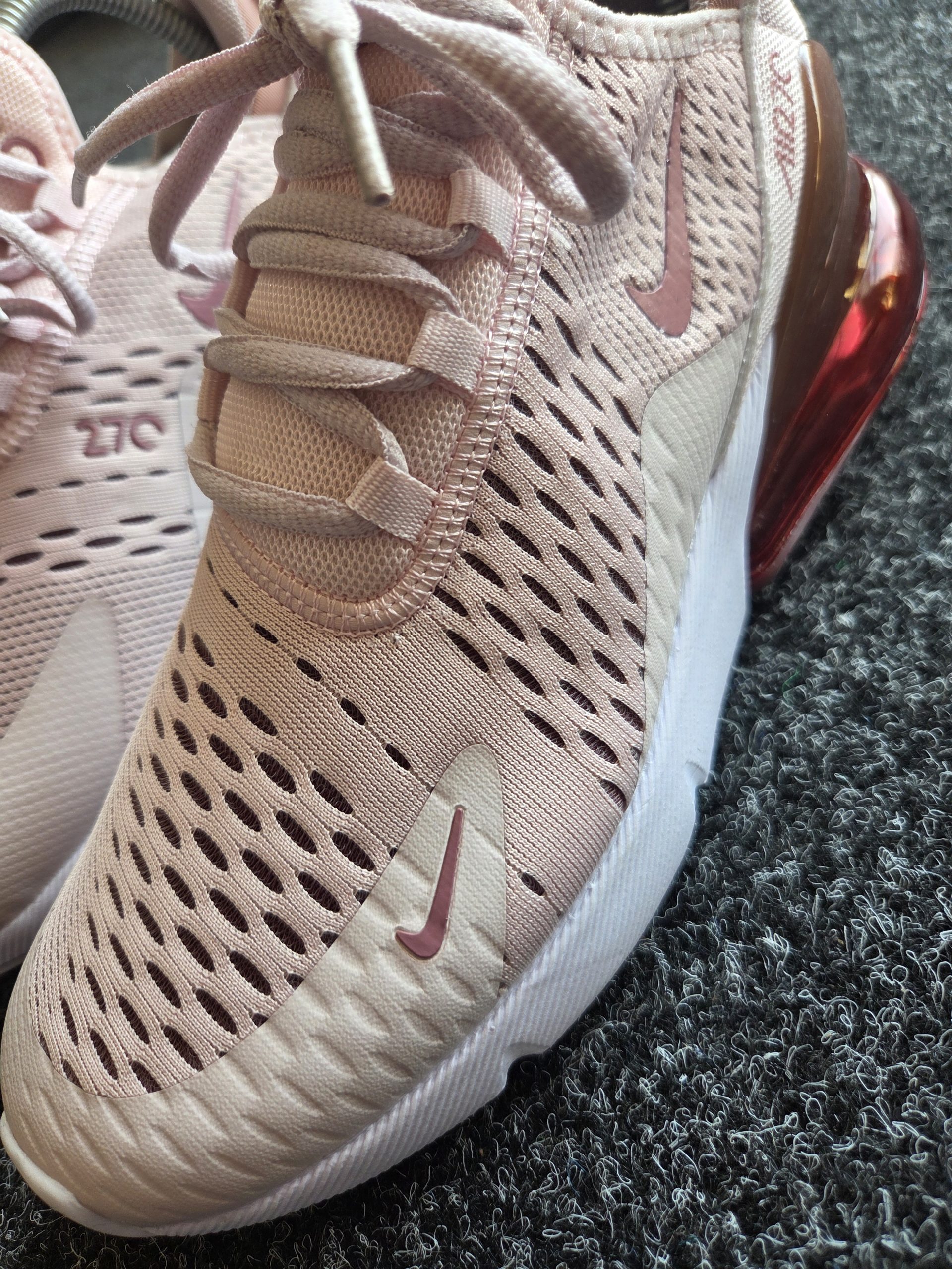 Nike Air Max 270 Women's Trainers Barely Rose UK 4.5 AH6789-601 image 10