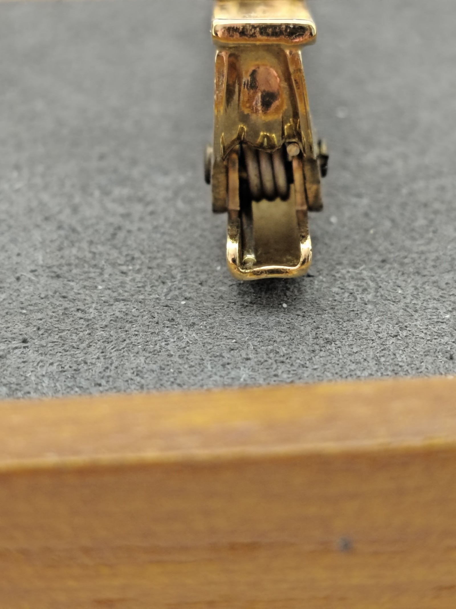 Celine Men's Gold Tone Tie Clip One Size Made in Italy image 9