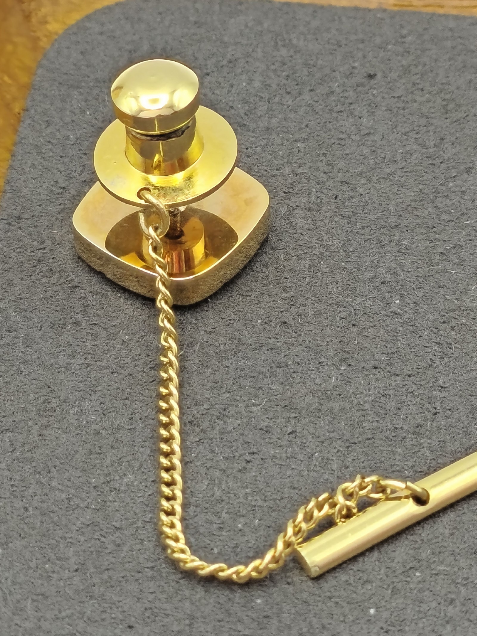 Celine Men's Gold & White Tie Pin Other image 7
