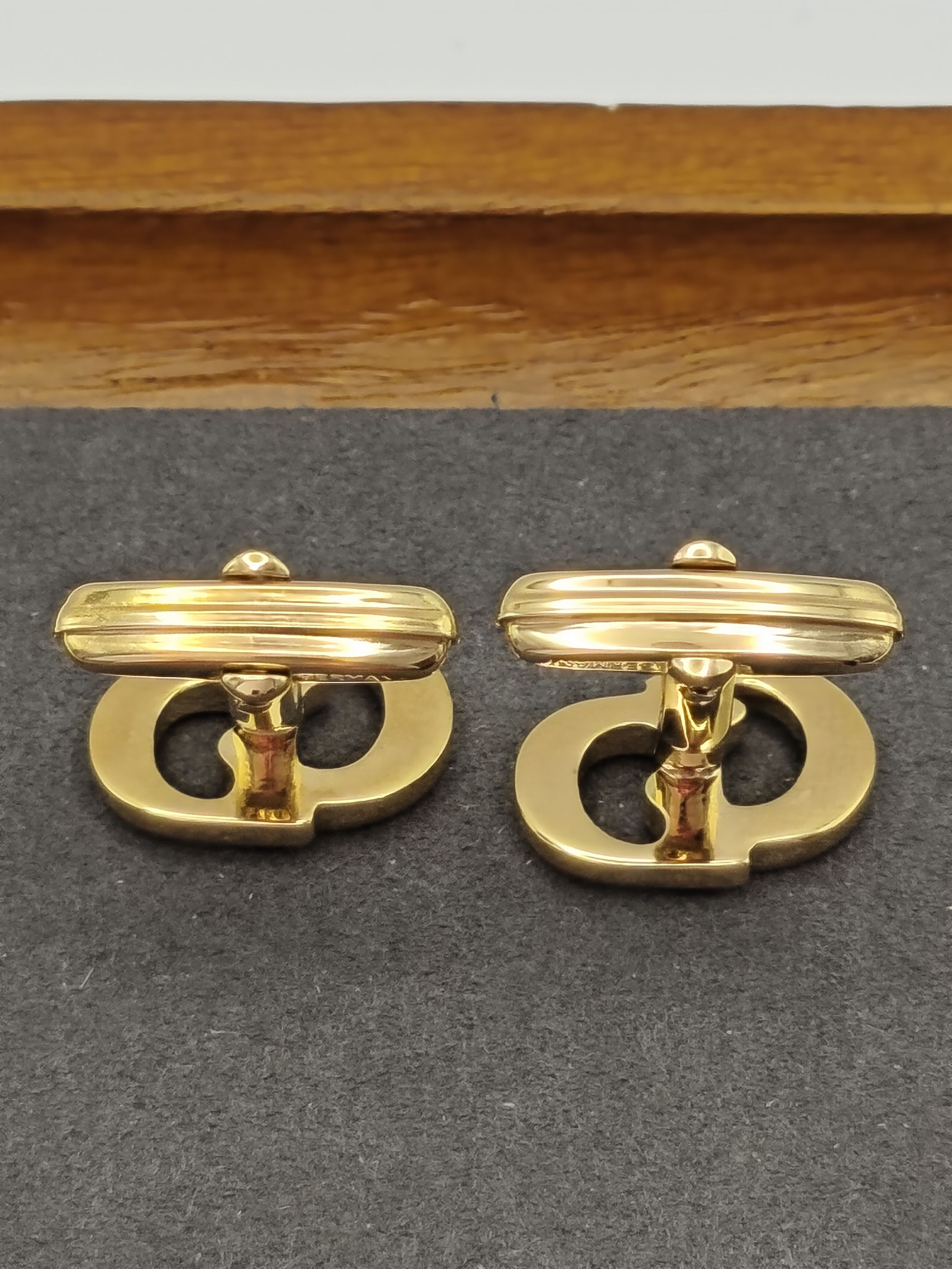 Christian Dior Men's Gold Tone Crystal Cufflinks & Tie Clip Set Other image 9