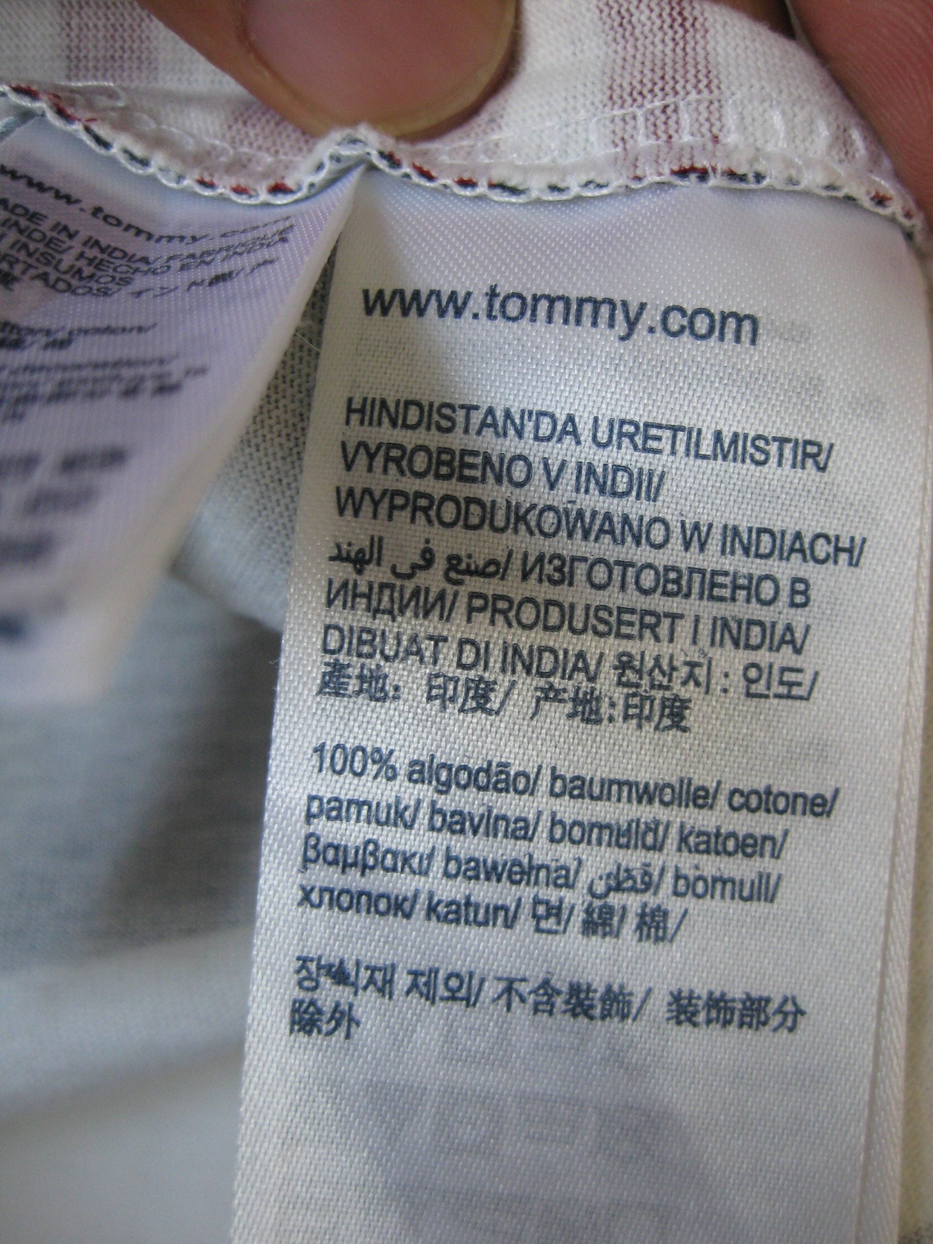 Tommy Jeans Red & White Stripe T-Shirt XS - 1956 image 7