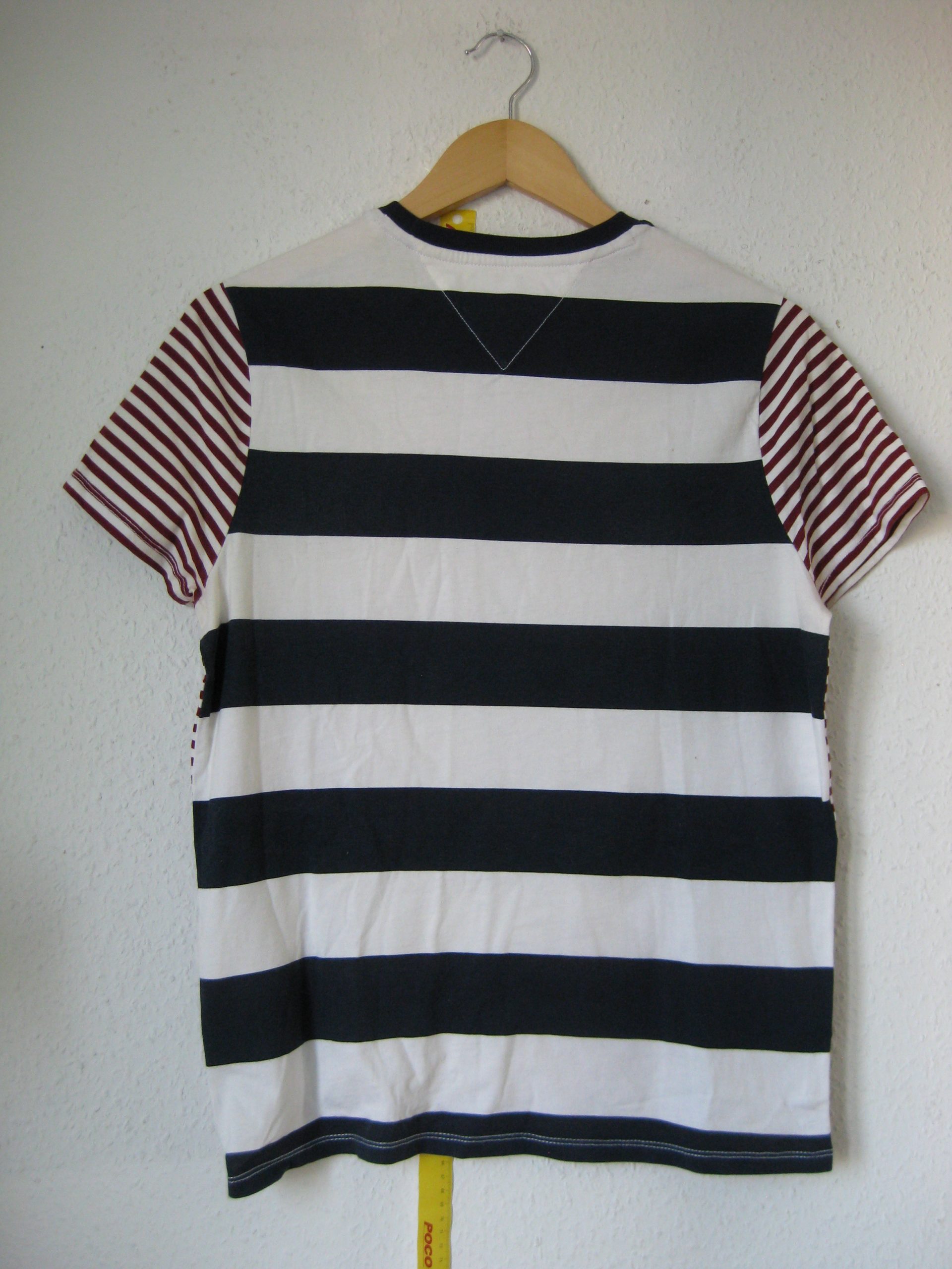 Tommy Jeans Red & White Stripe T-Shirt XS - 1956 image 10